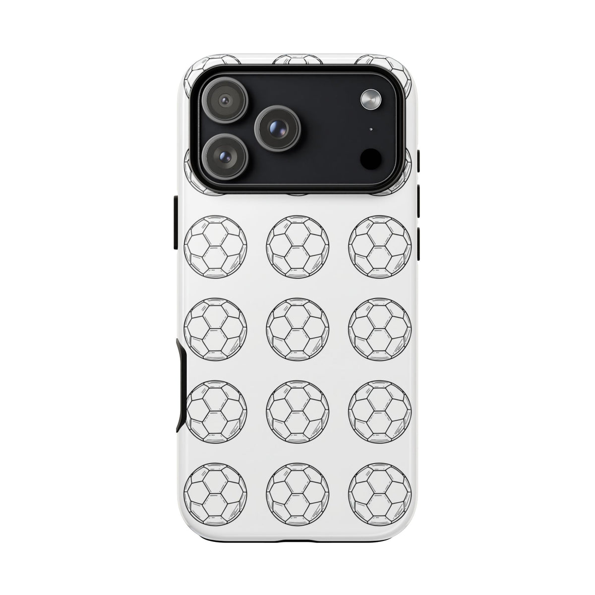Phone Case, Football Minimalist Football Repeat Design, Tough Case