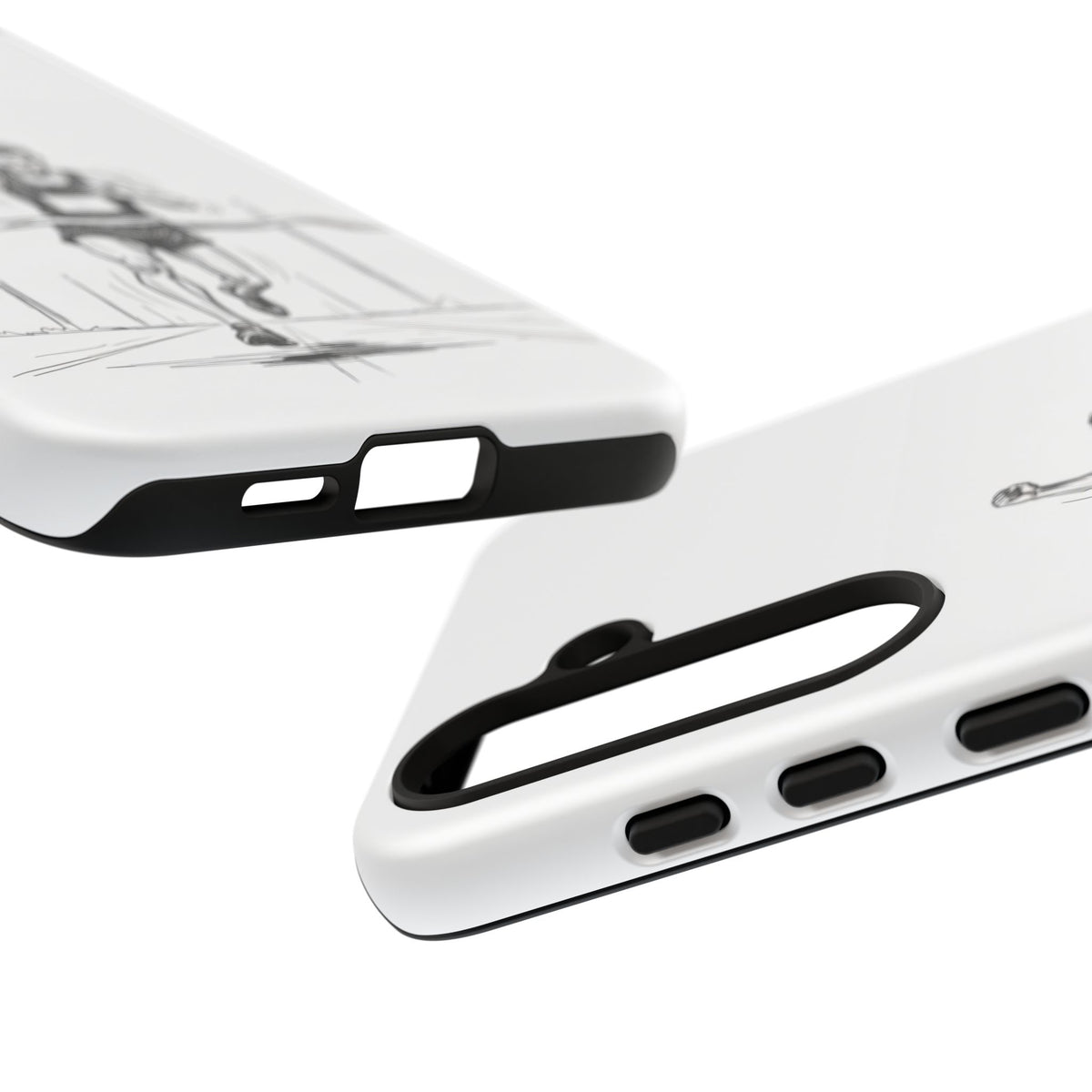 Phone Case, Running, finish line design, Tough Case
