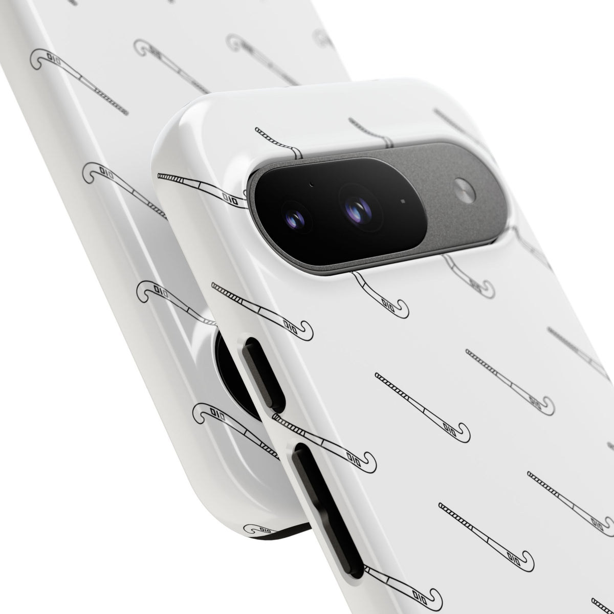 Phone Case, Hockey Stick Pattern, Tough Cases