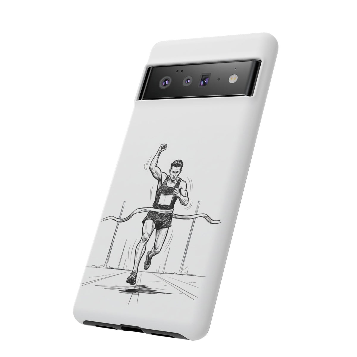 Phone Case, Running, finish line design, Tough Case