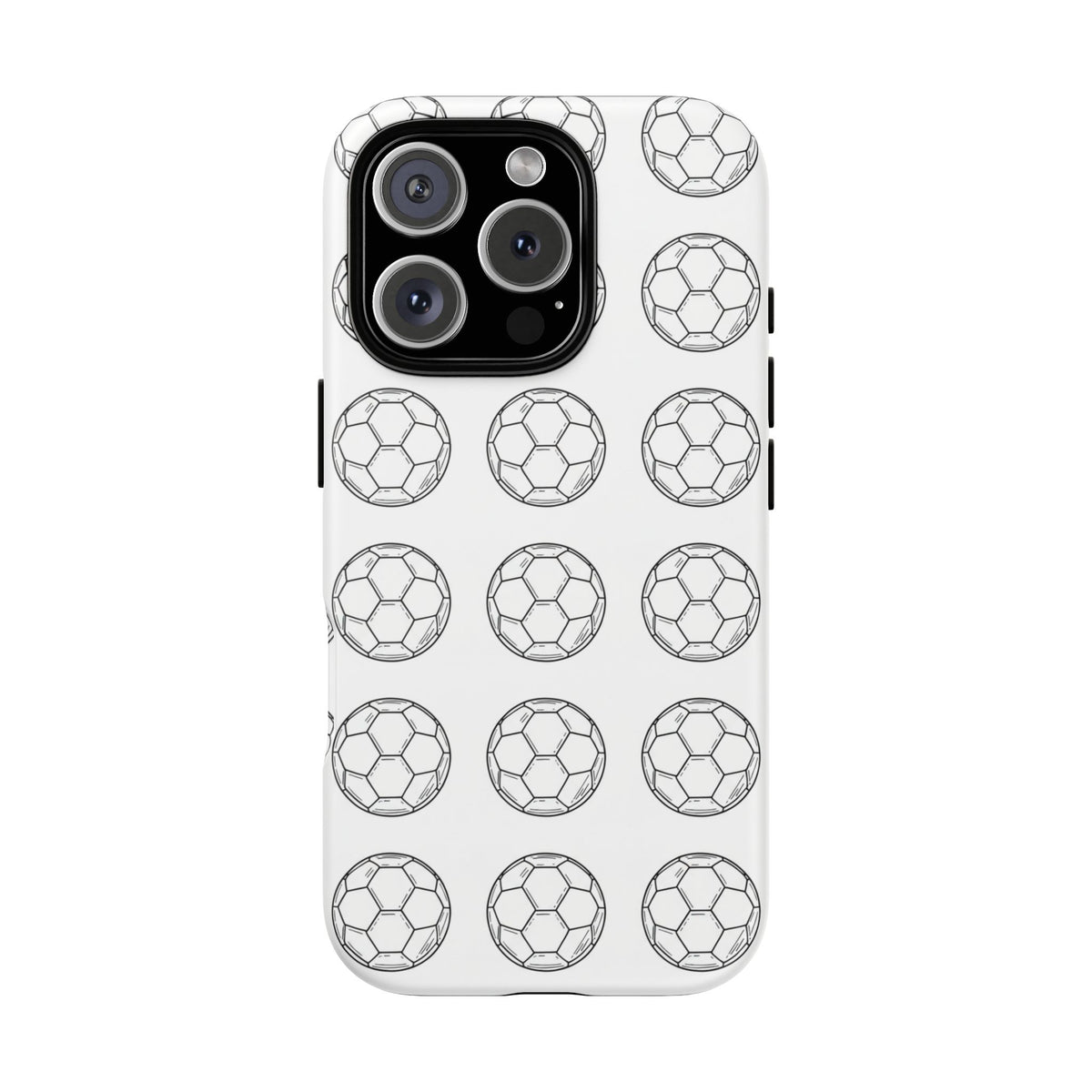 Phone Case, Football Minimalist Football Repeat Design, Tough Case