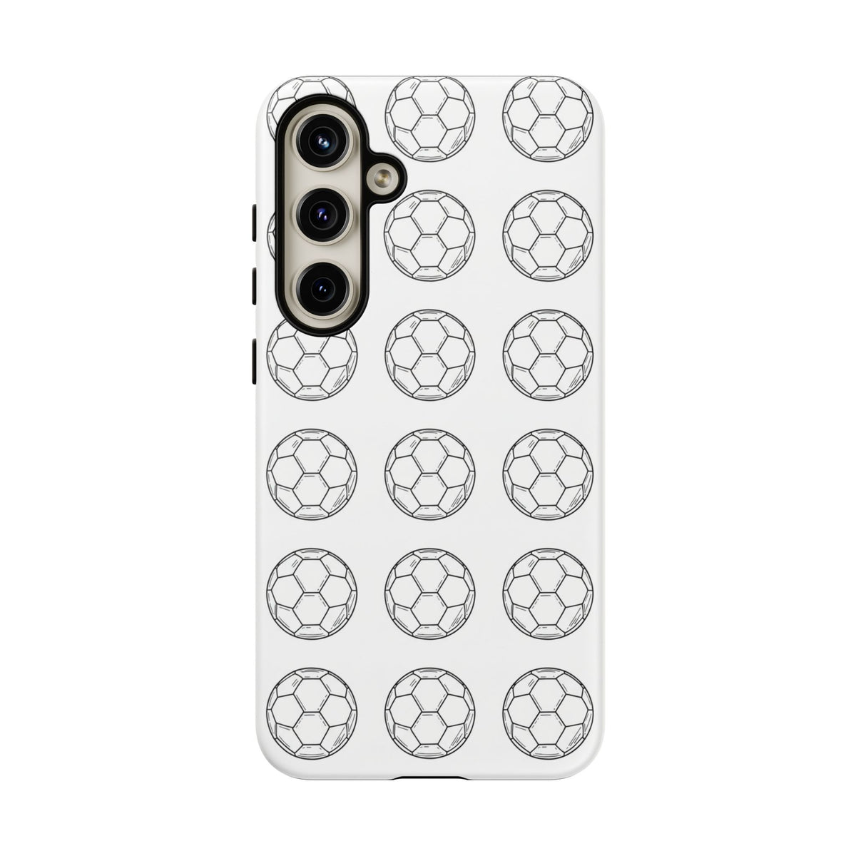Phone Case, Football Minimalist Football Repeat Design, Tough Case