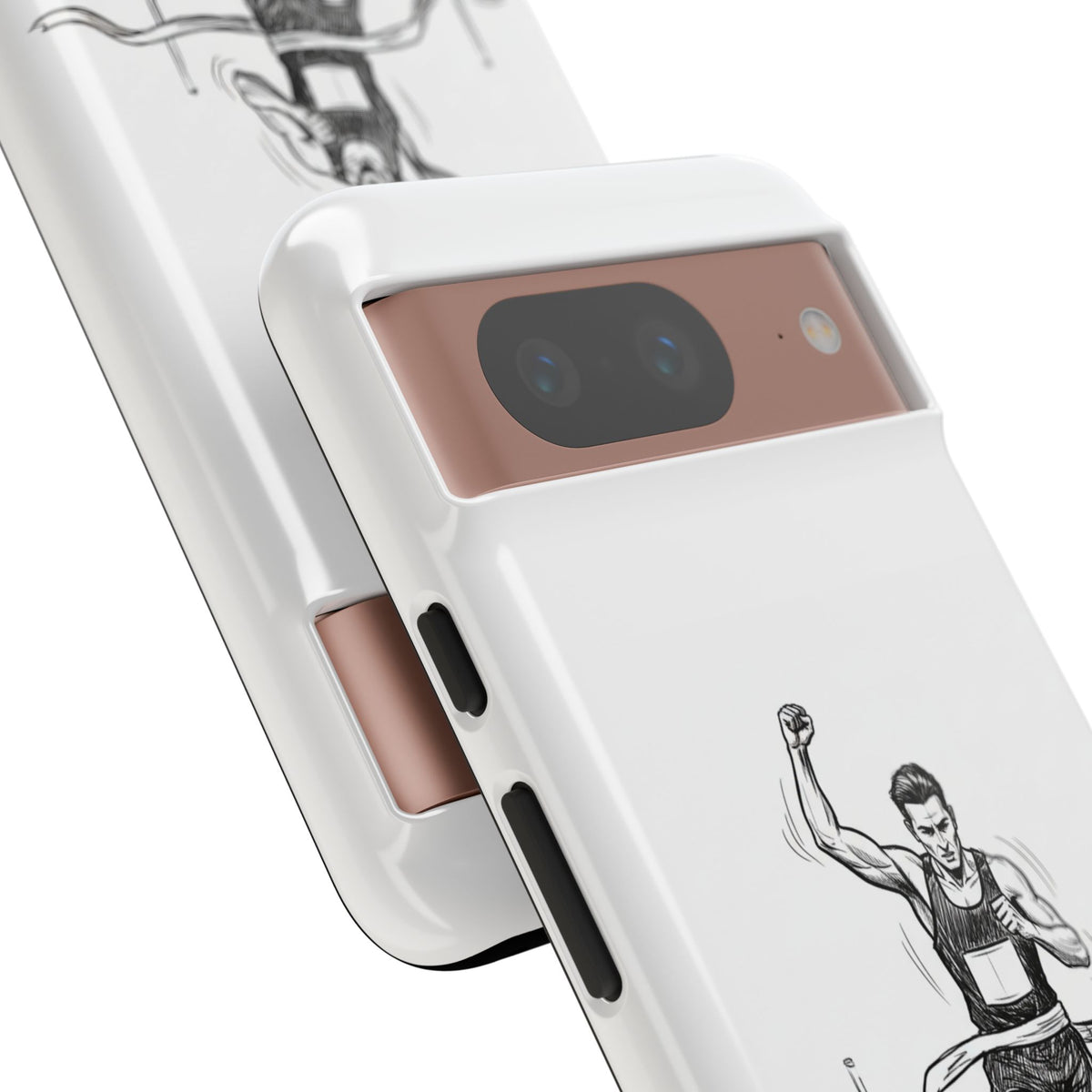 Phone Case, Running, finish line design, Tough Case