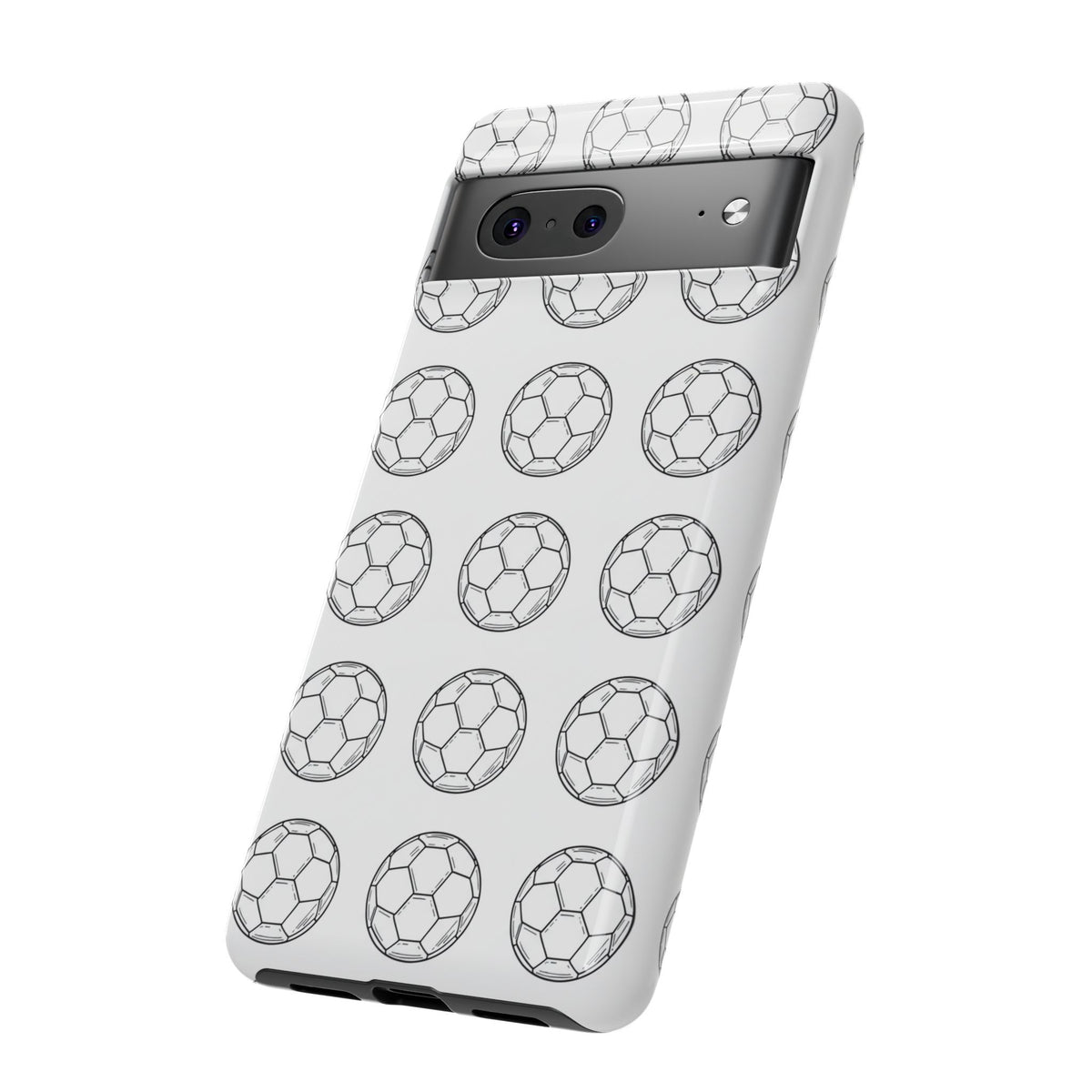 Phone Case, Football Minimalist Football Repeat Design, Tough Case