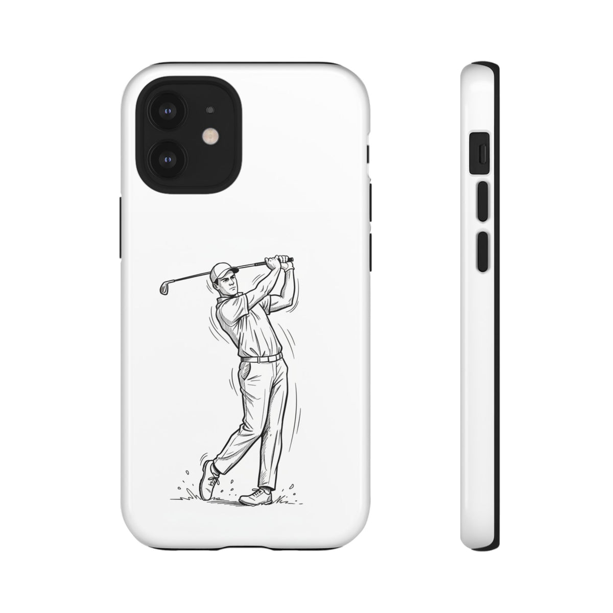 Phone Case, Golf Long Drive Design, Tough Case