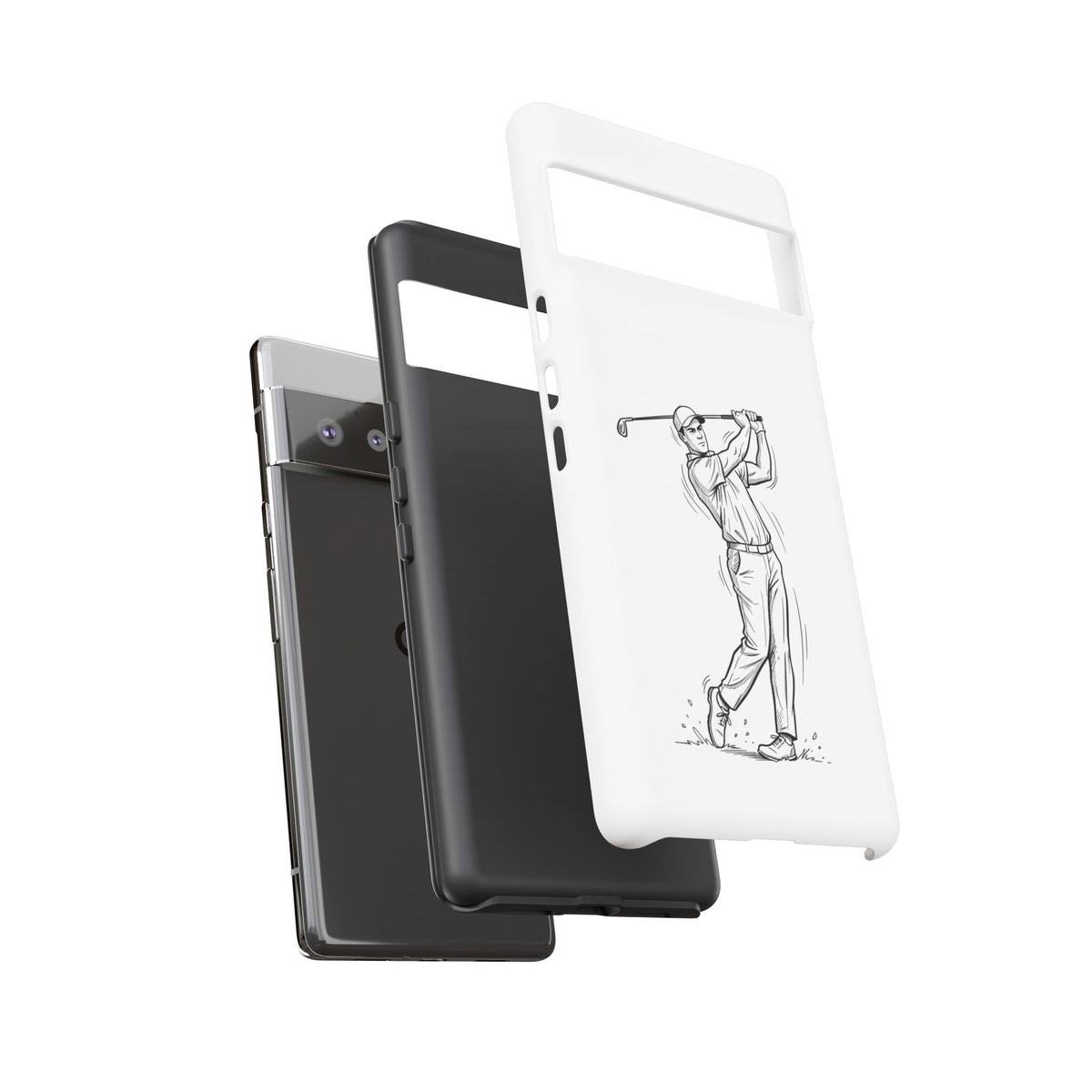 Phone Case, Golf Long Drive Design, Tough Case