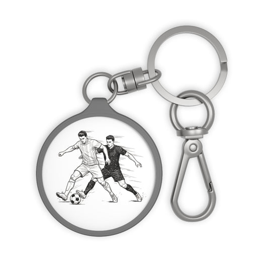 Copy of Keyring Bag Tag, Football, Tackle Image design