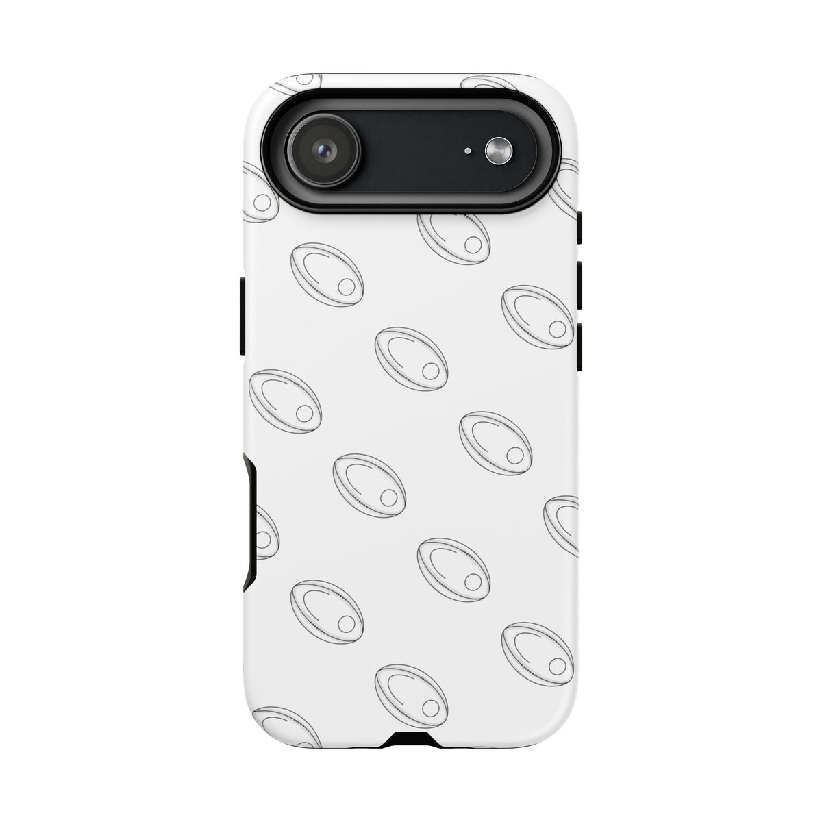 Phone Case, Rugby Ball Repeat design, Tough Case