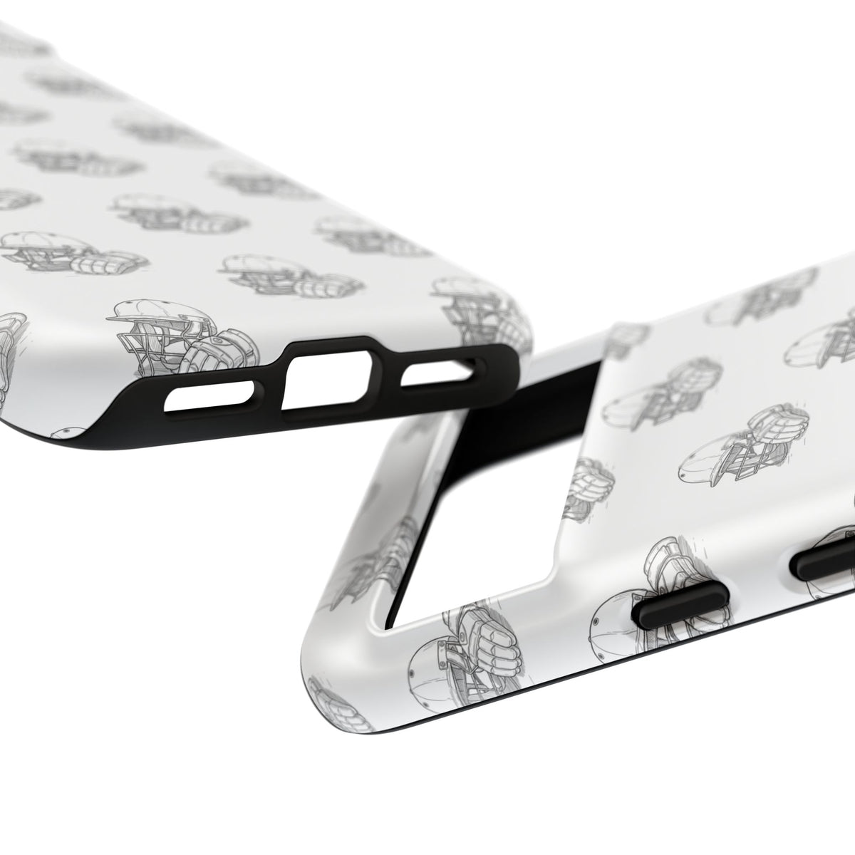 Phone Case Cricket Gear Repeat Pattern,Tough Case