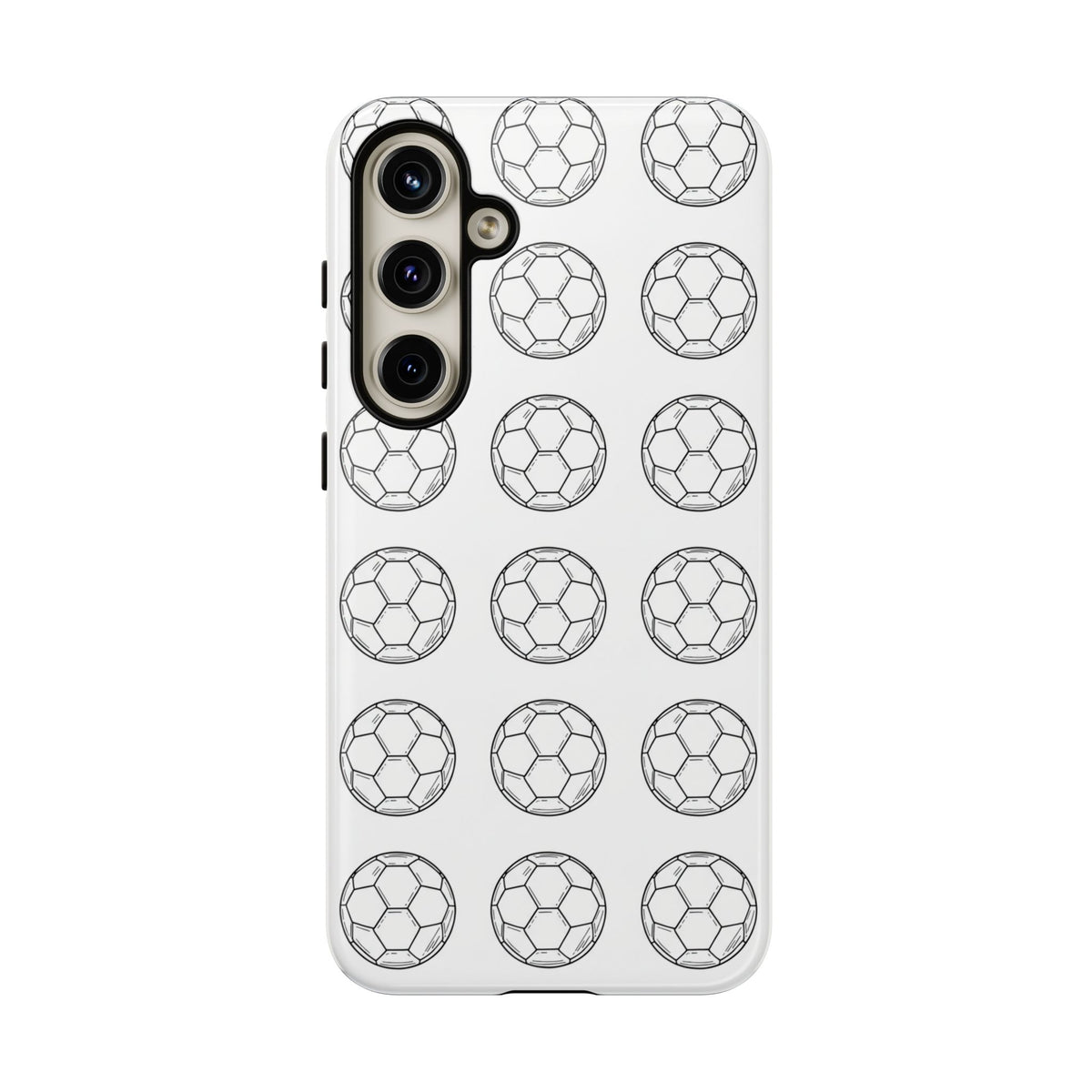 Phone Case, Football Minimalist Football Repeat Design, Tough Case
