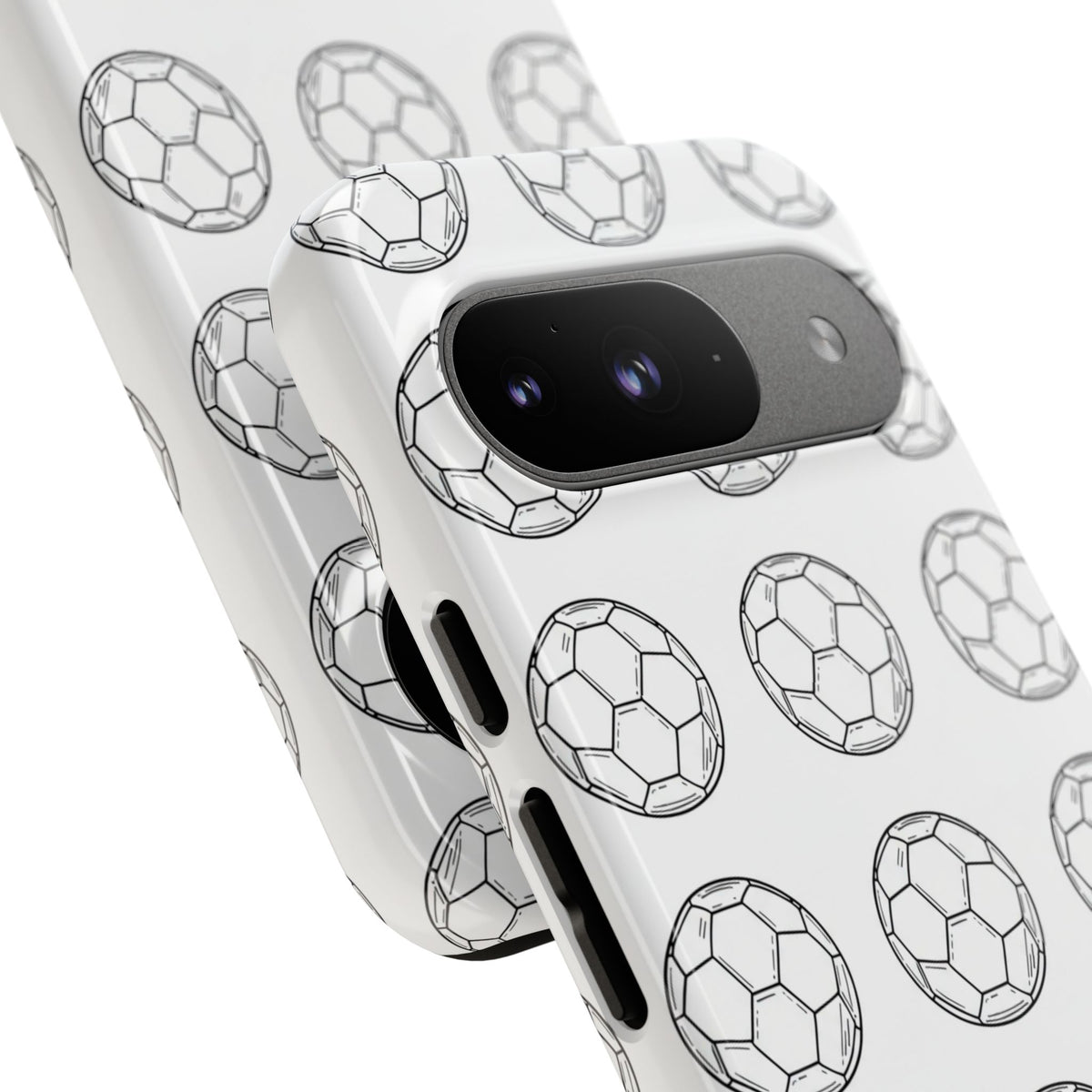 Phone Case, Football Minimalist Football Repeat Design, Tough Case