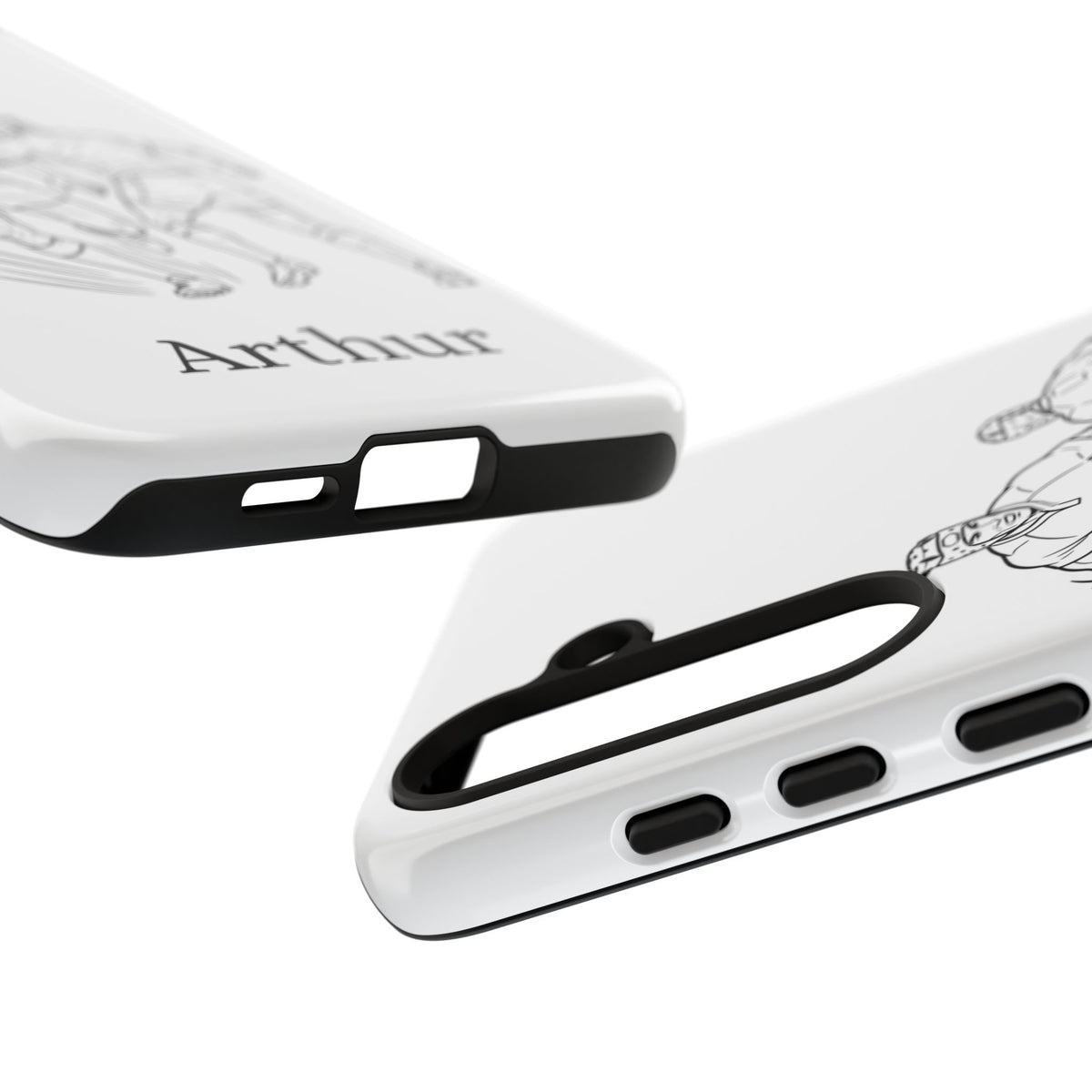 Personalised Phone Case, Rugby sidestep, Tough Case,  Custom Name