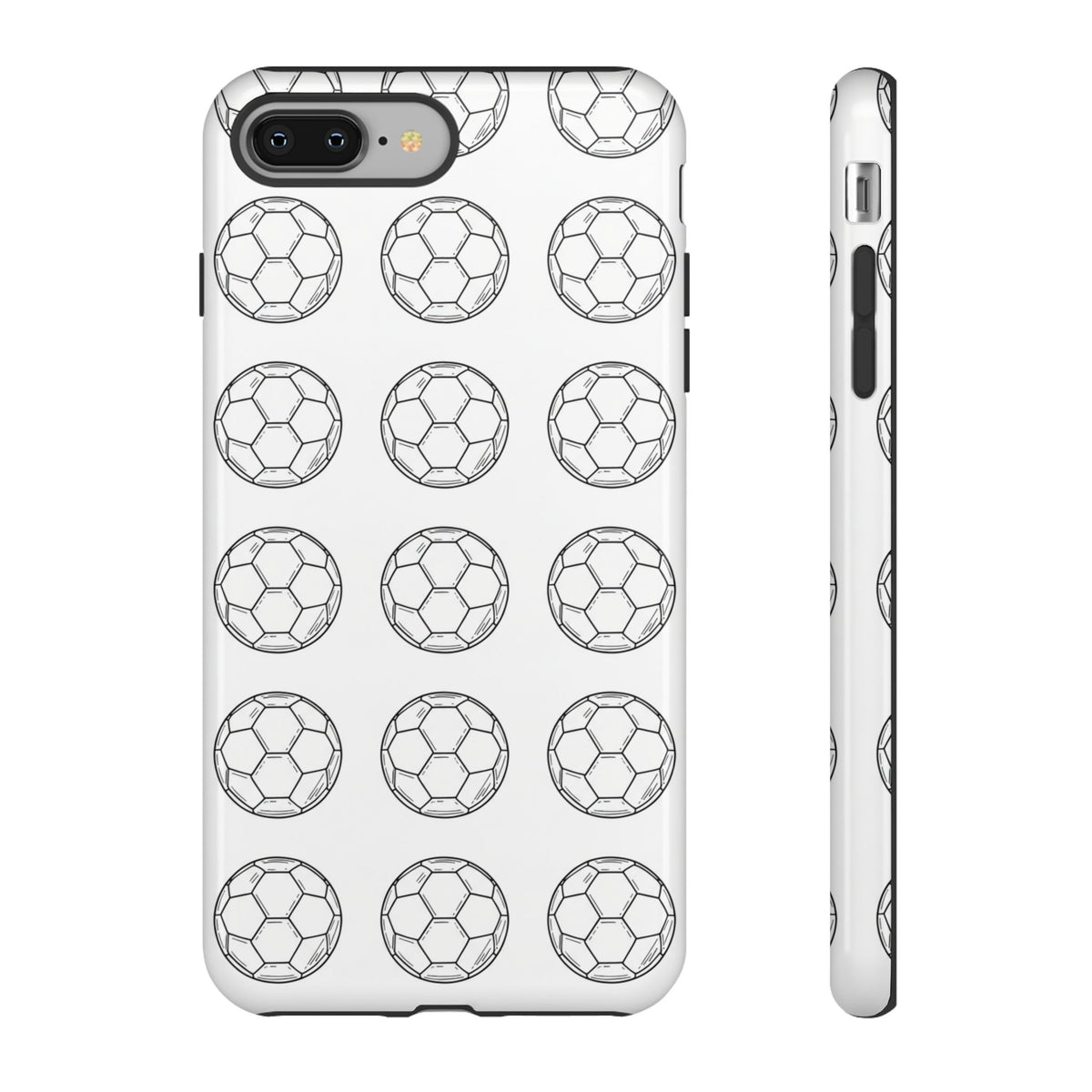 Phone Case, Football Minimalist Football Repeat Design, Tough Case