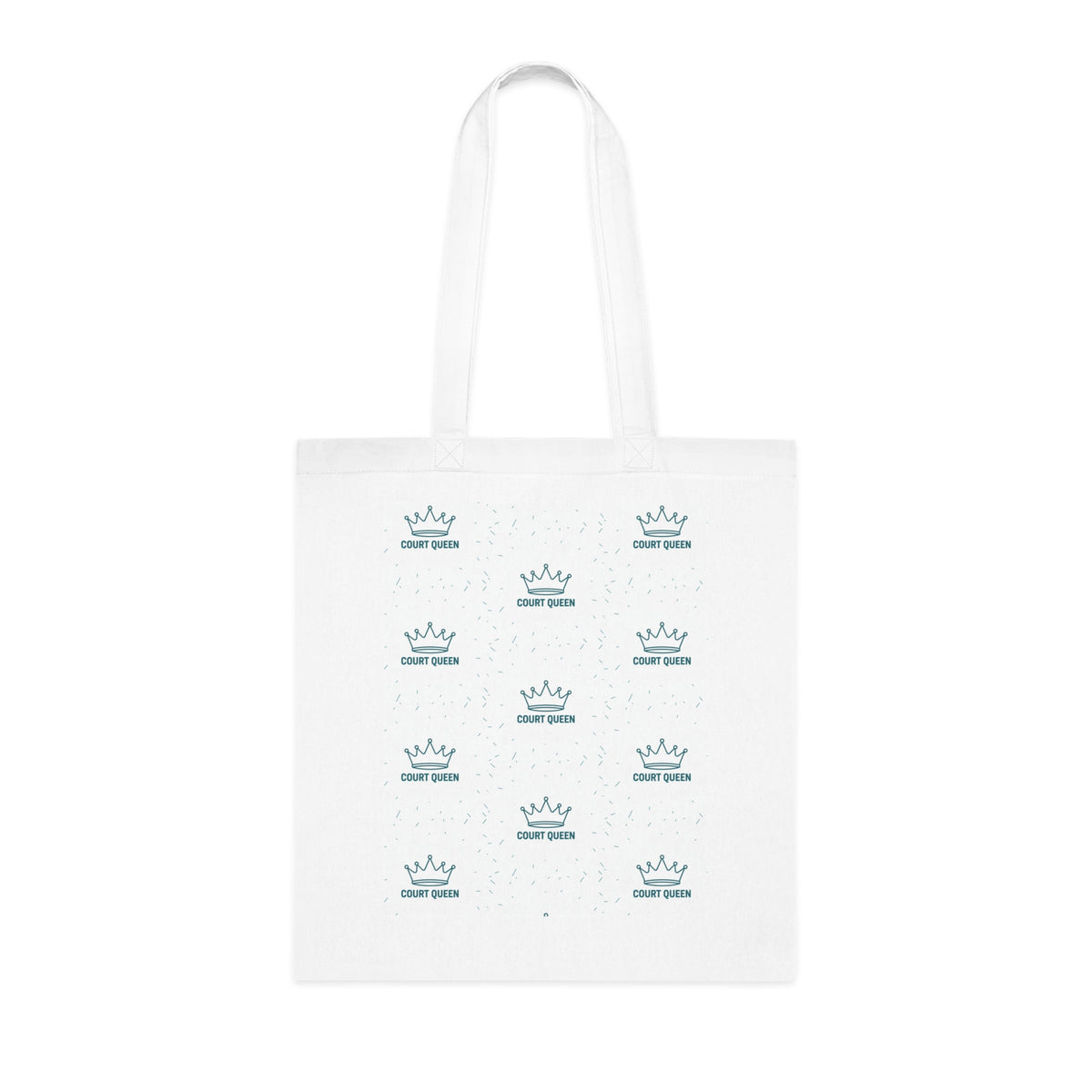 Bag, Racket Sports and Netball "Court Queen" graphic design, Cotton Tote Bag