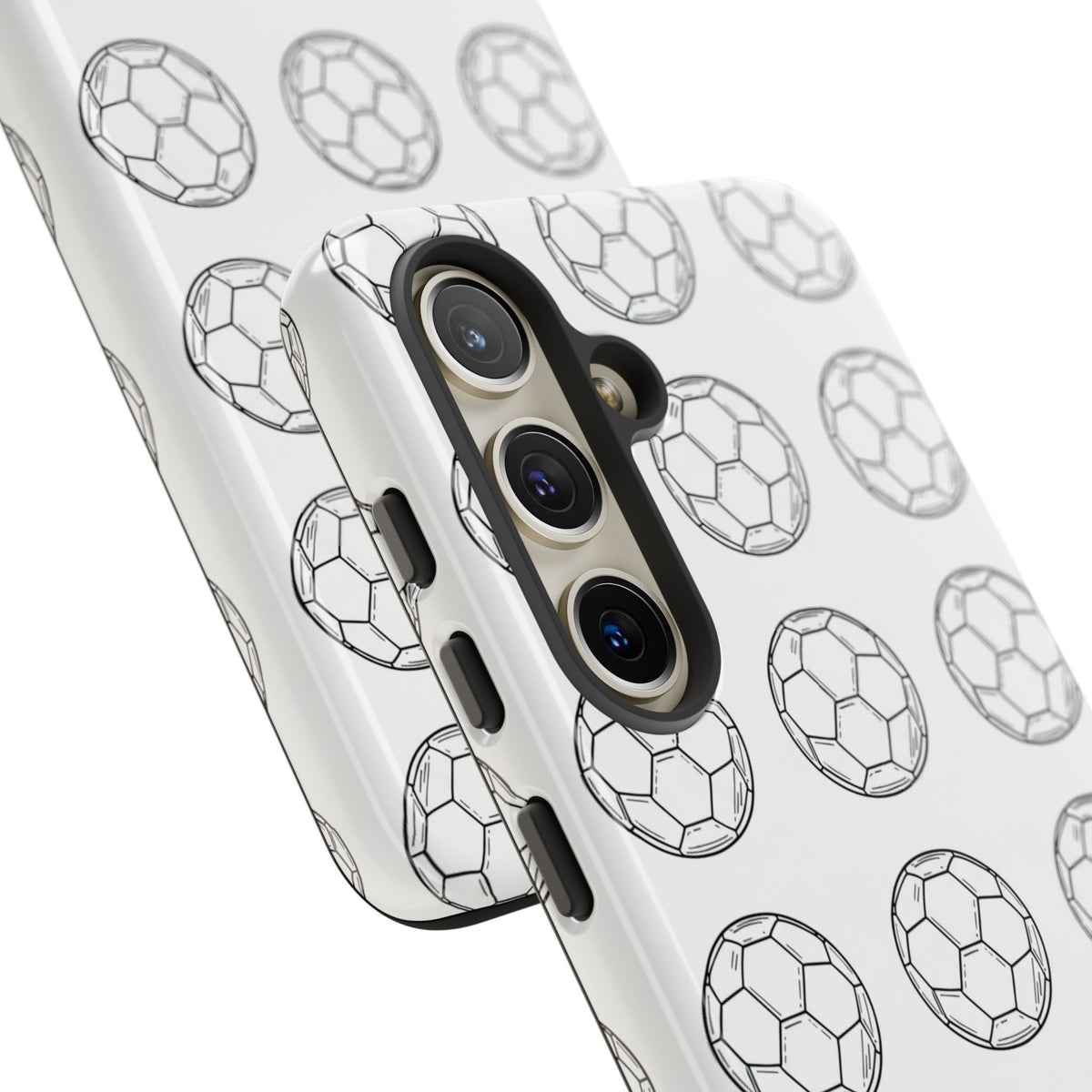 Phone Case, Football Minimalist Football Repeat Design, Tough Case
