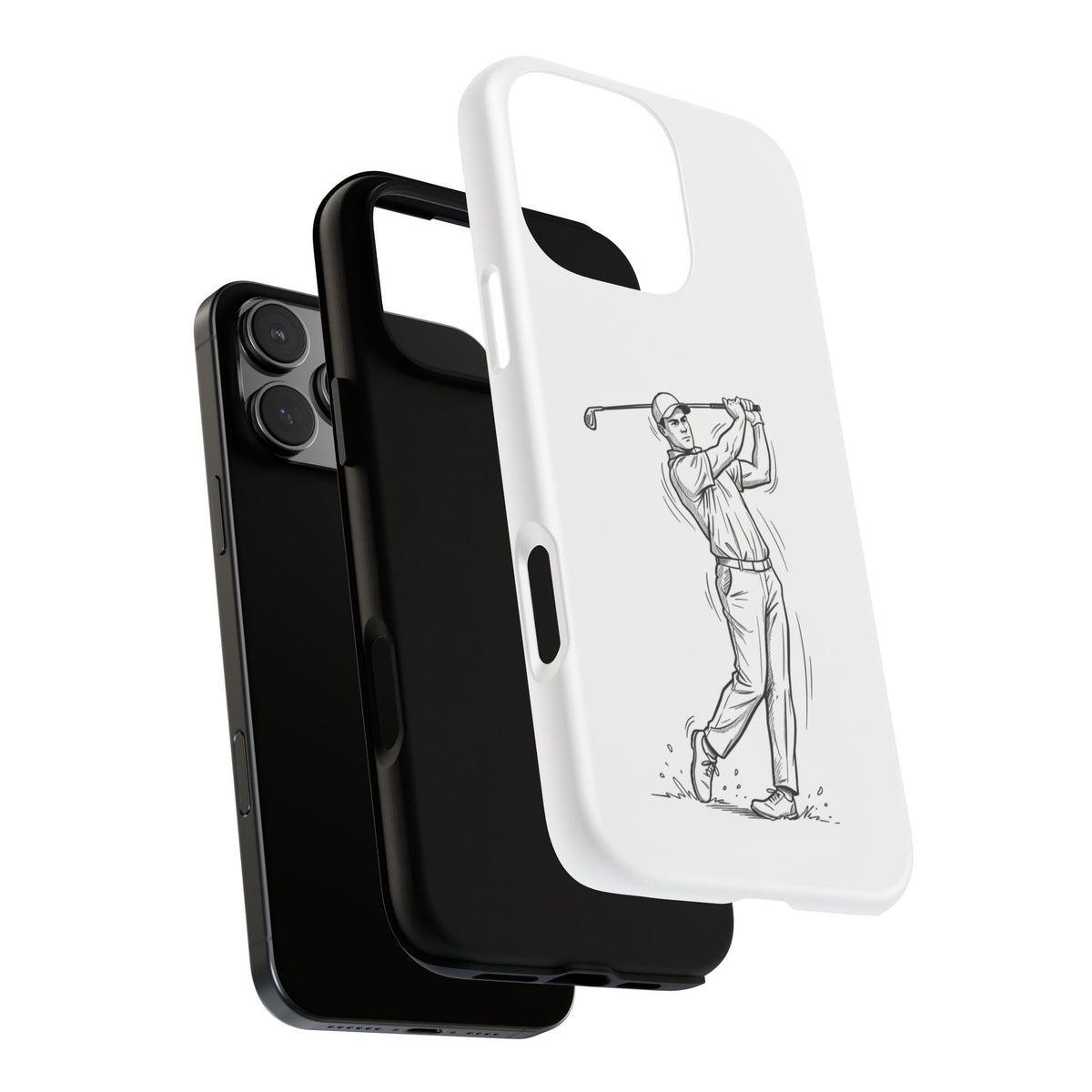 Phone Case, Golf Long Drive Design, Tough Case