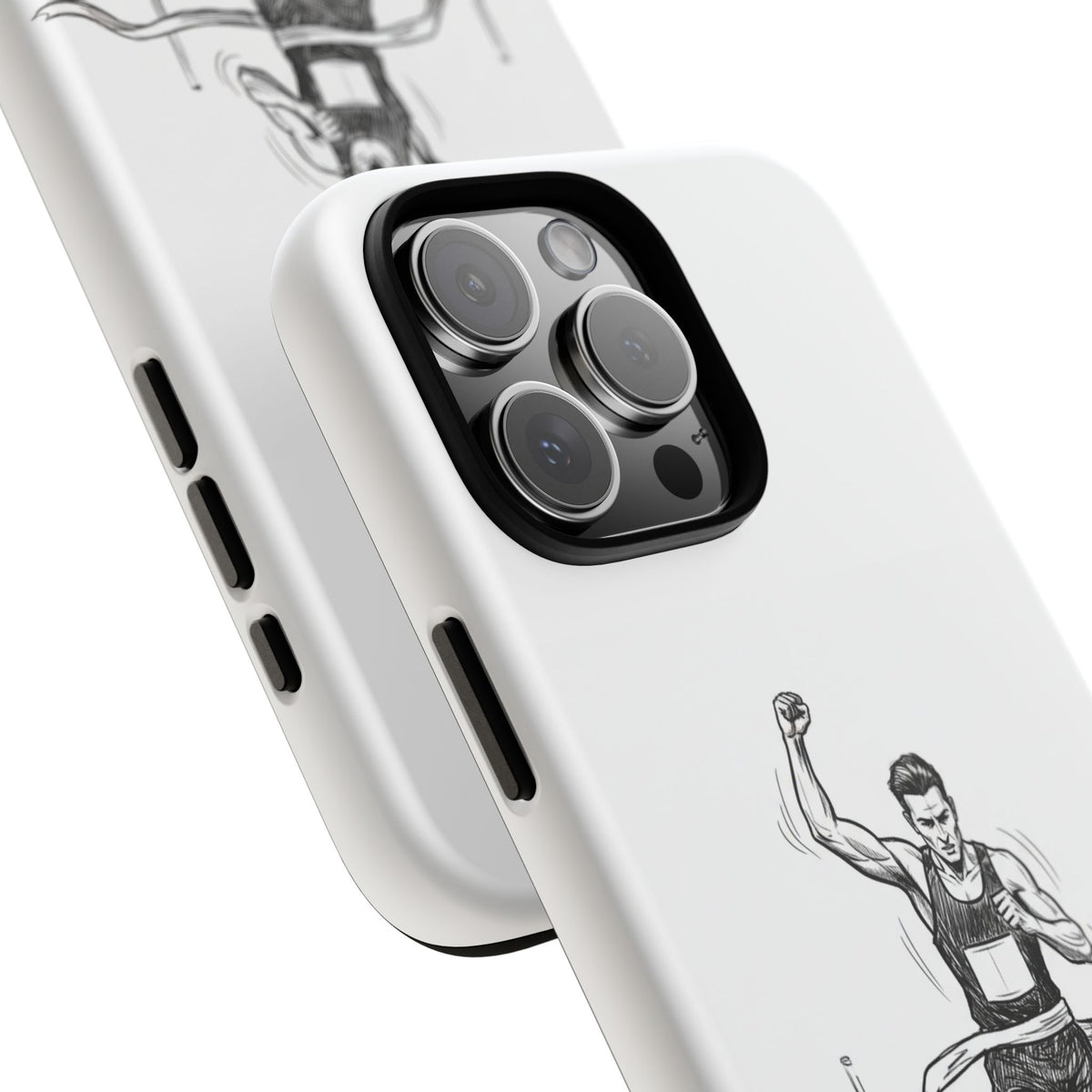 Phone Case, Running, finish line design, Tough Case