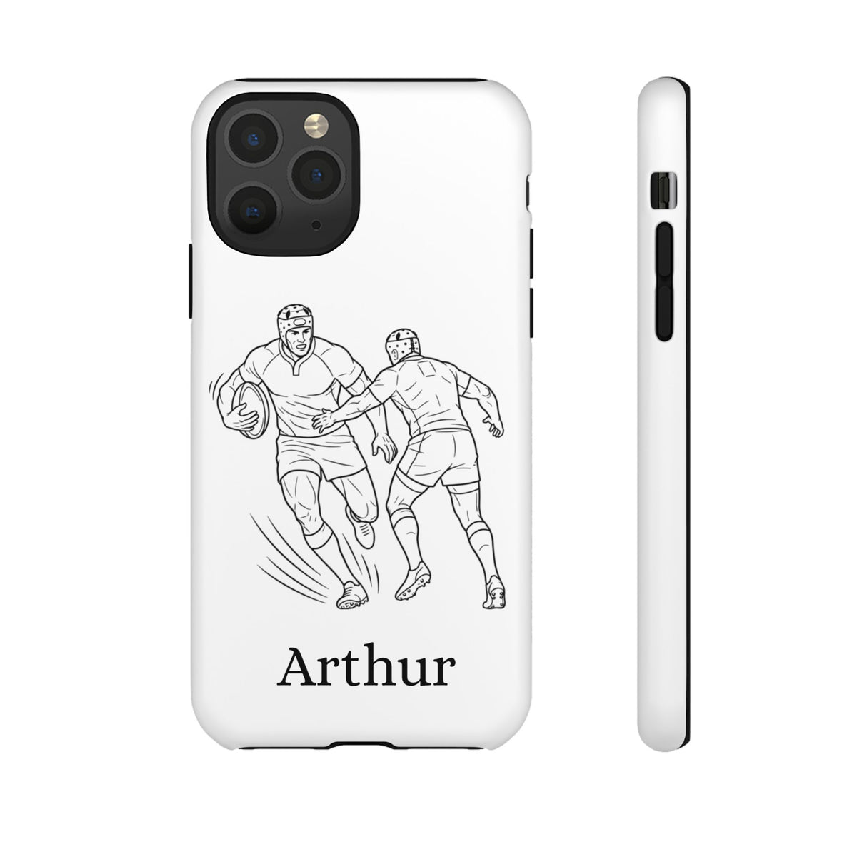 Personalised Phone Case, Rugby sidestep, Tough Case,  Custom Name