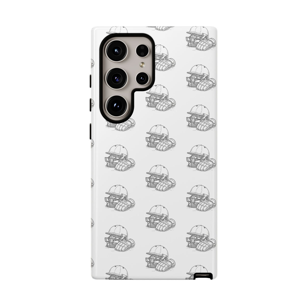 Phone Case Cricket Gear Repeat Pattern,Tough Case