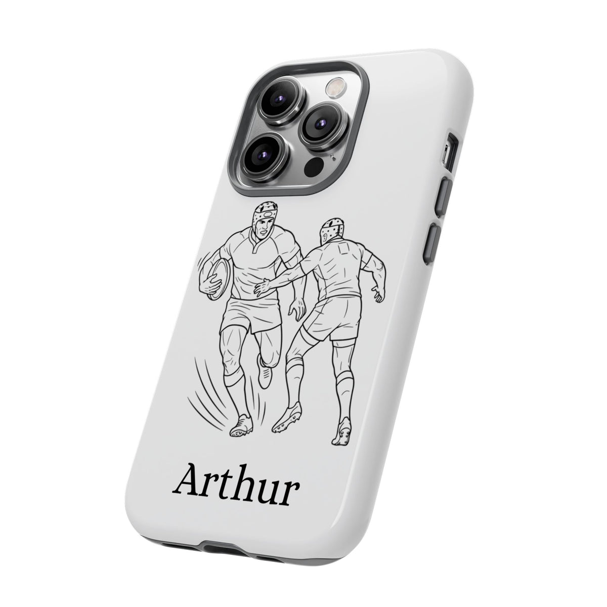 Personalised Phone Case, Rugby sidestep, Tough Case,  Custom Name