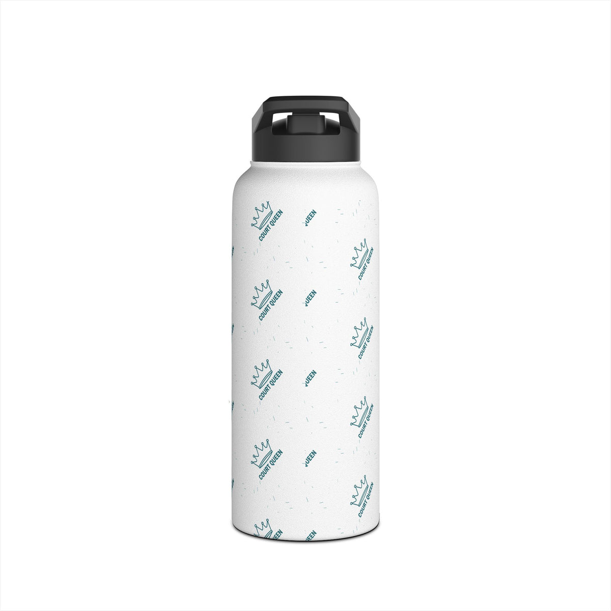 Water Bottle, Netball "Court Queen" design, Stainless Steel