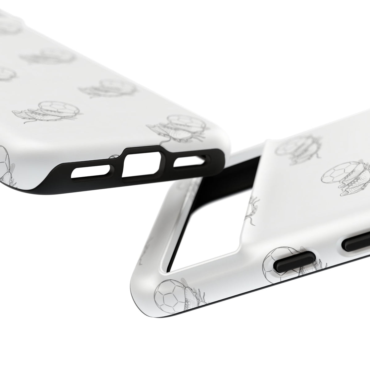 Phone Case, Football Boots & Ball Pattern, Tough Cases — Sports Phone Case