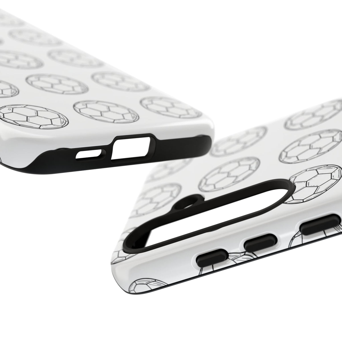 Phone Case, Football Minimalist Football Repeat Design, Tough Case