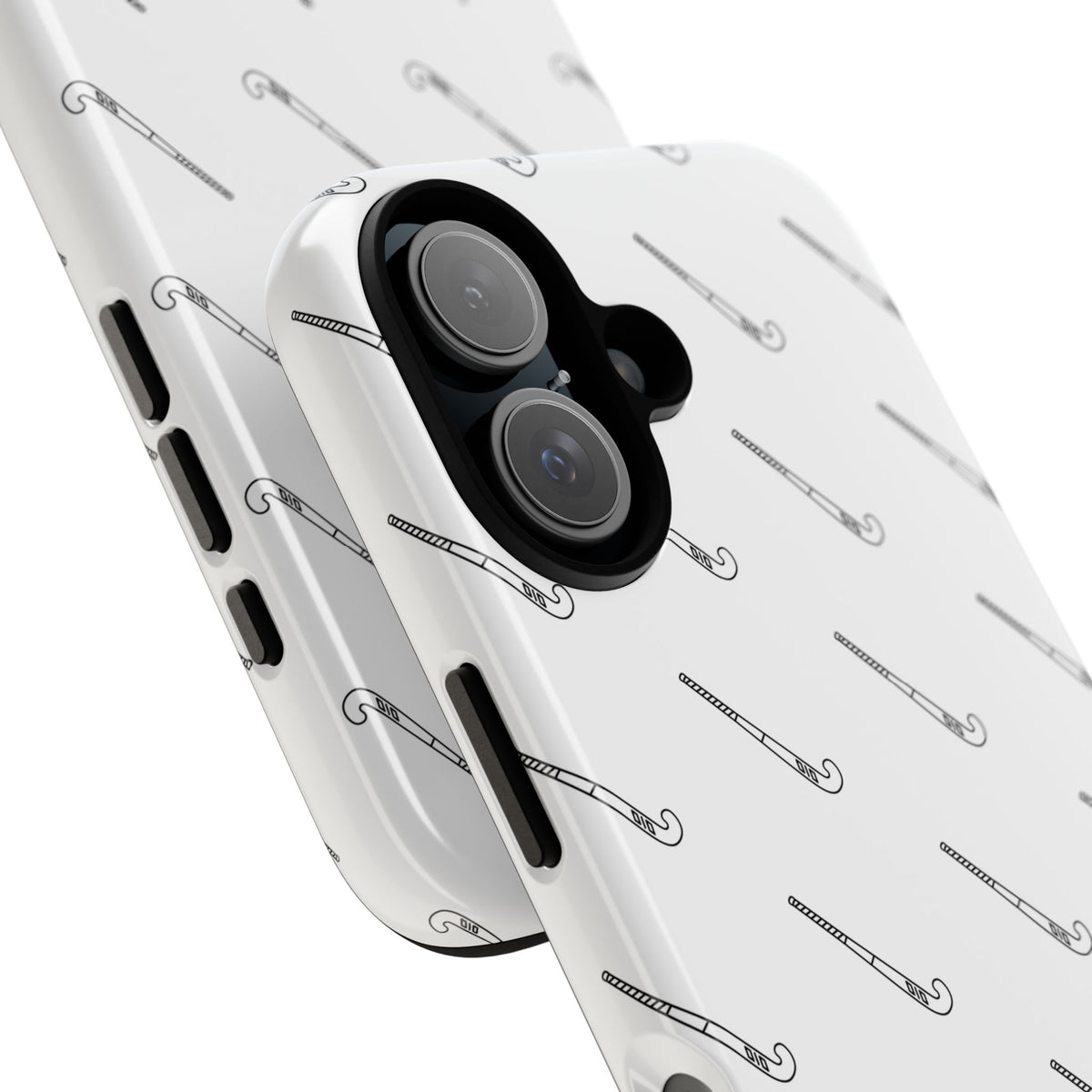 Phone Case, Hockey Stick Pattern, Tough Cases