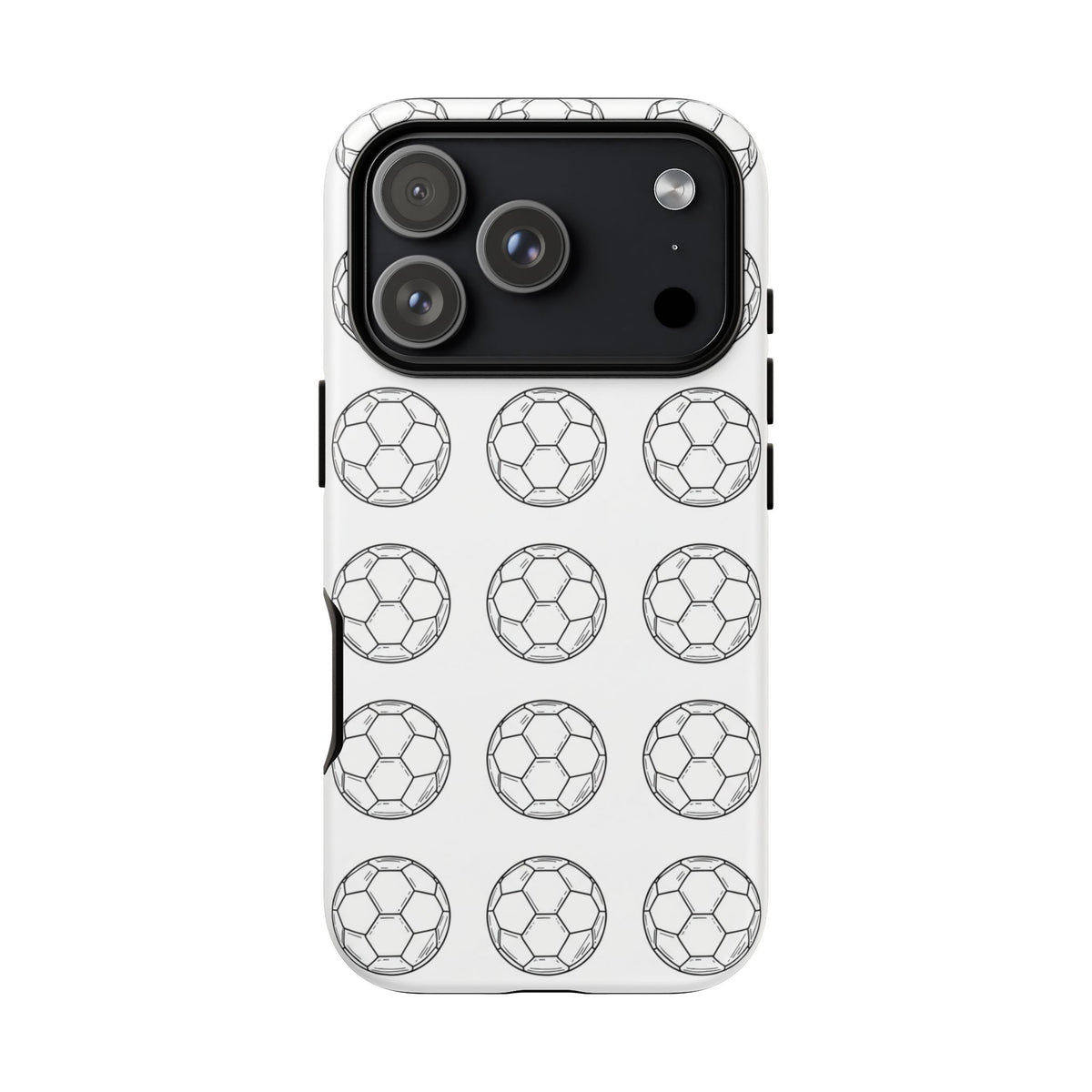 Phone Case, Football Minimalist Football Repeat Design, Tough Case