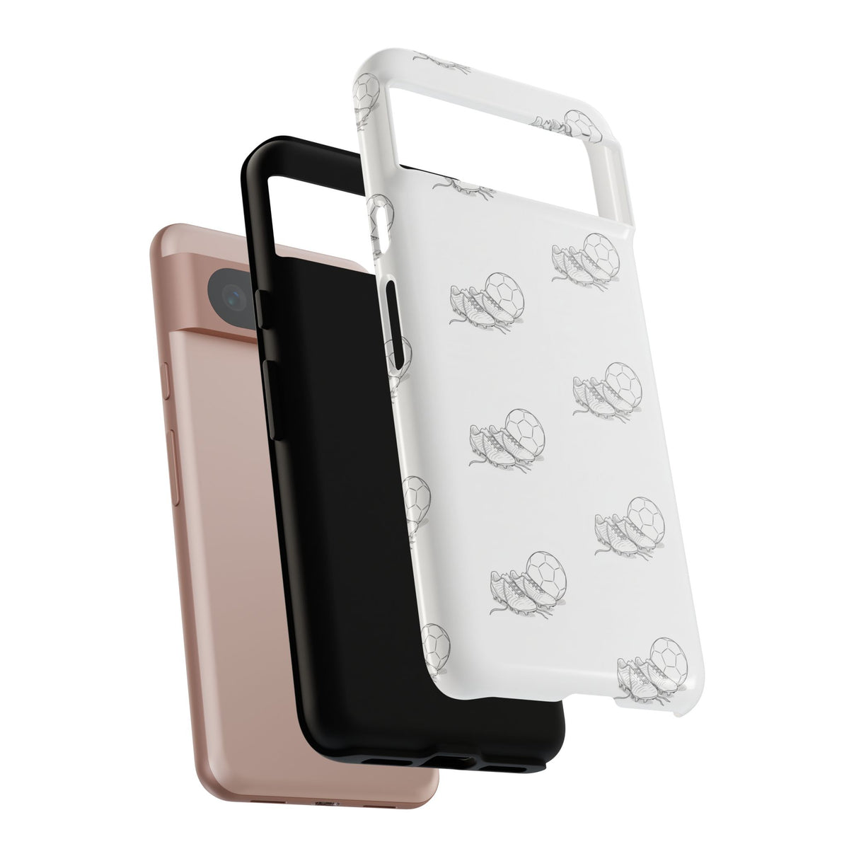 Phone Case, Football Boots & Ball Pattern, Tough Cases — Sports Phone Case