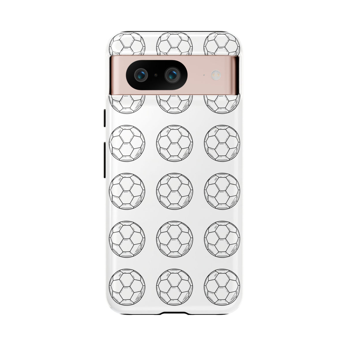Phone Case, Football Minimalist Football Repeat Design, Tough Case