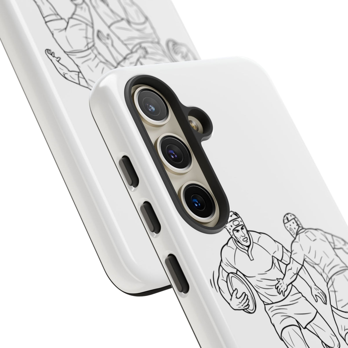 Personalised Phone Case, Rugby sidestep, Tough Case,  Custom Name