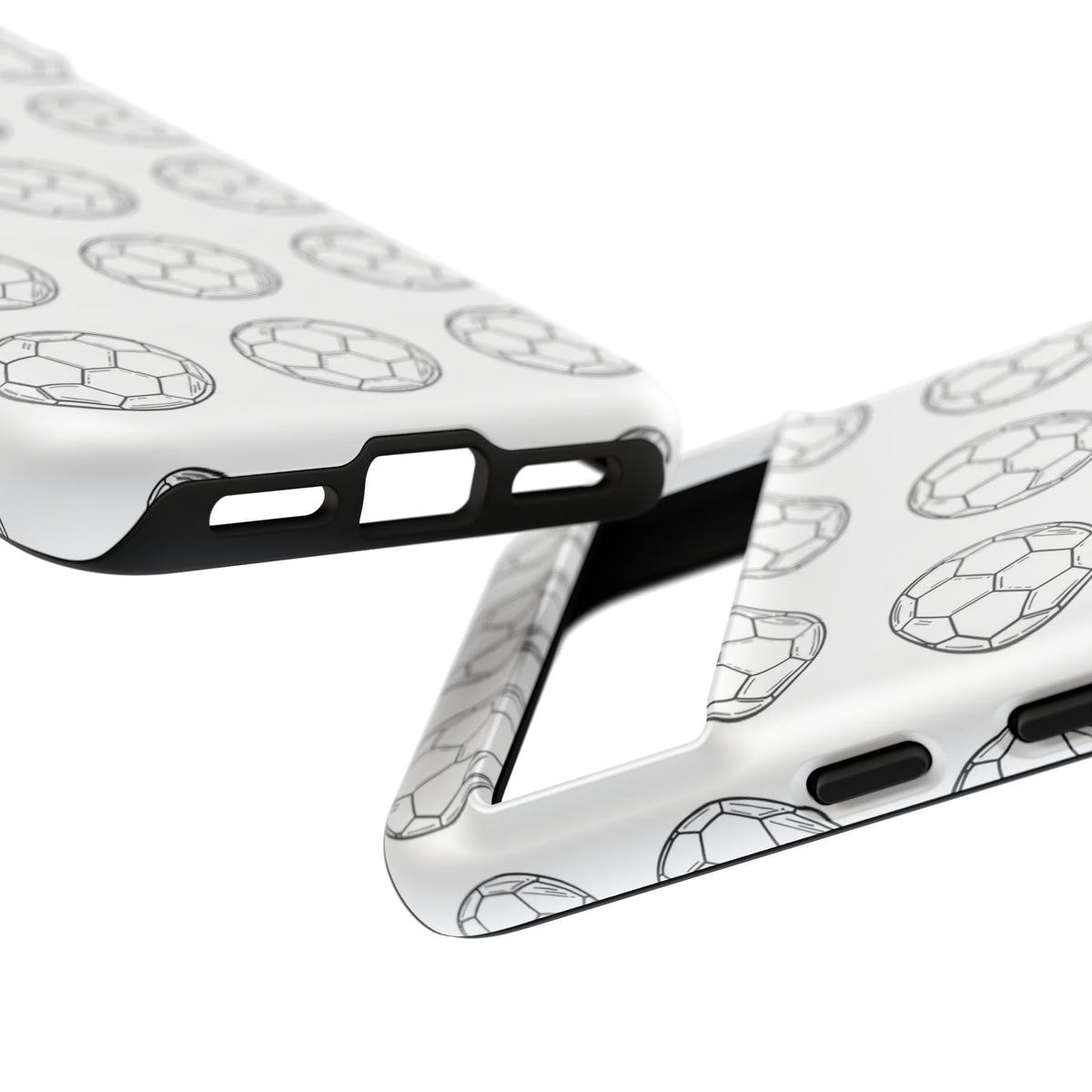 Phone Case, Football Minimalist Football Repeat Design, Tough Case
