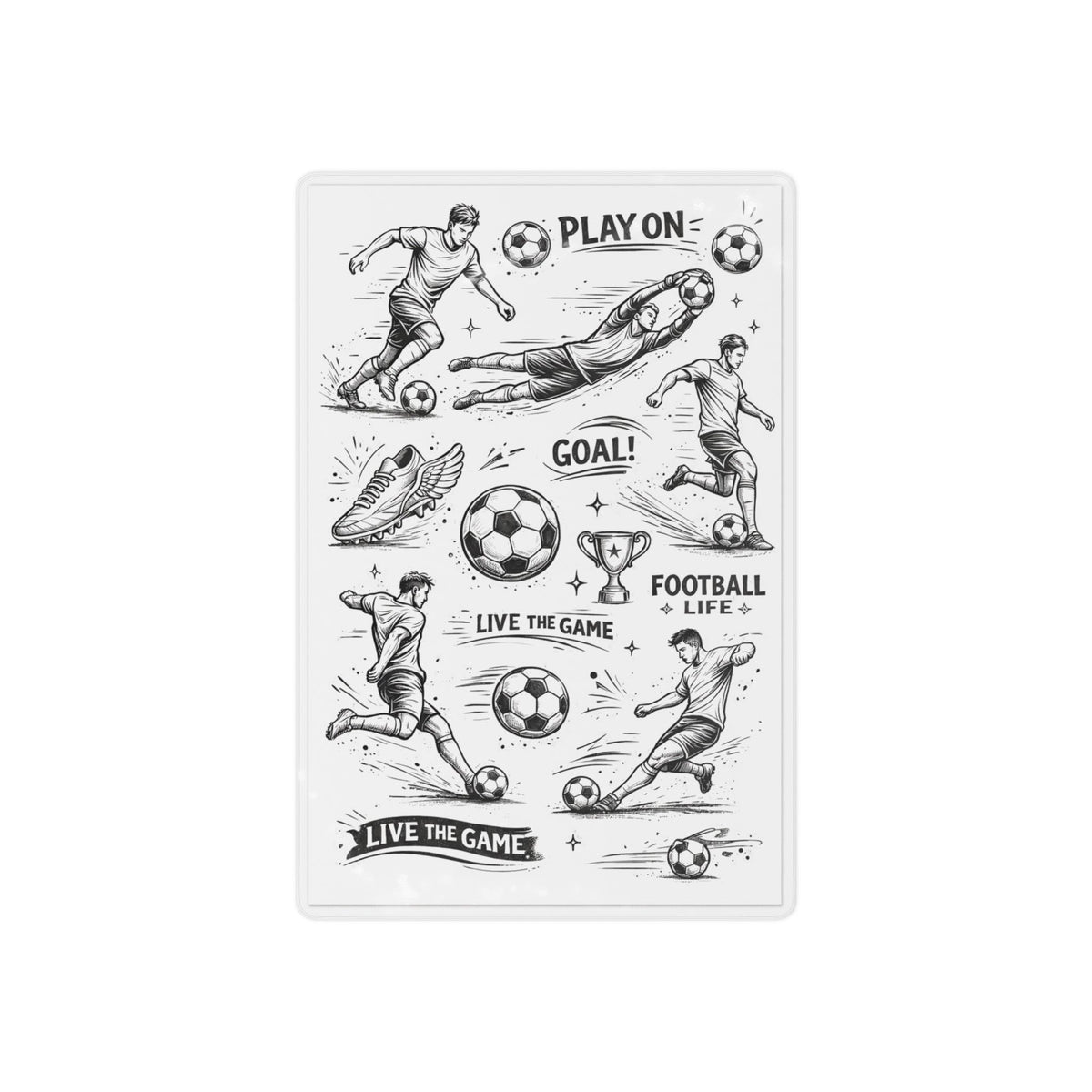 Temporary Tattoos, Football designs, Tattoo Sheet for Kids