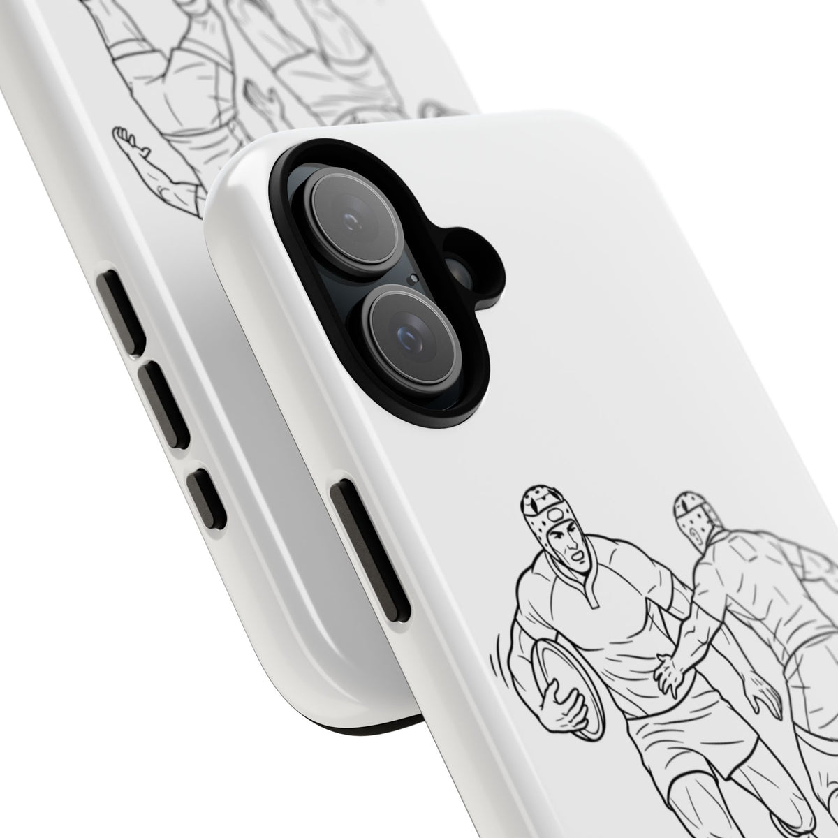 Personalised Phone Case, Rugby sidestep, Tough Case,  Custom Name