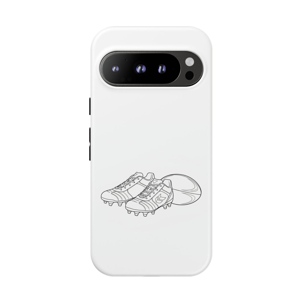 Phone Case, Rugby Ball & Boots Sketch, Tough Case