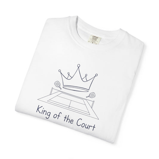 T-shirt, Racket Sports, King of the Court Sketch design, Cotton, Various Colours