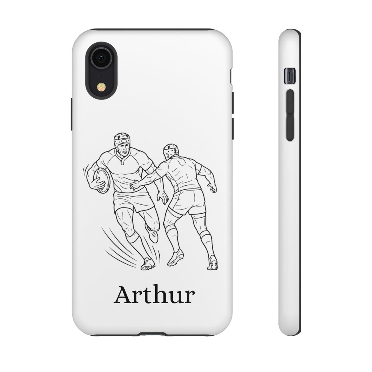 Personalised Phone Case, Rugby sidestep, Tough Case,  Custom Name
