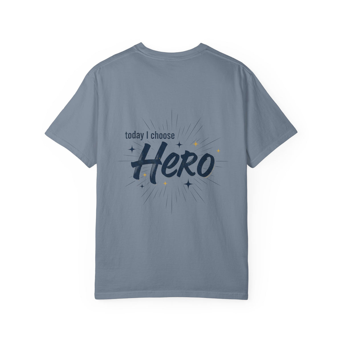 T-Shirt, Hockey, Goalie "We Are Both Heroes and Villains" / "Today I Choose Hero" design, Cotton, Various Colours