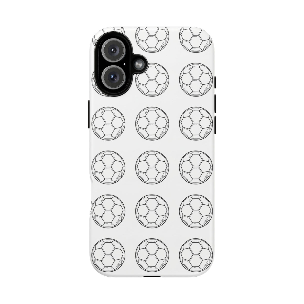Phone Case, Football Minimalist Football Repeat Design, Tough Case