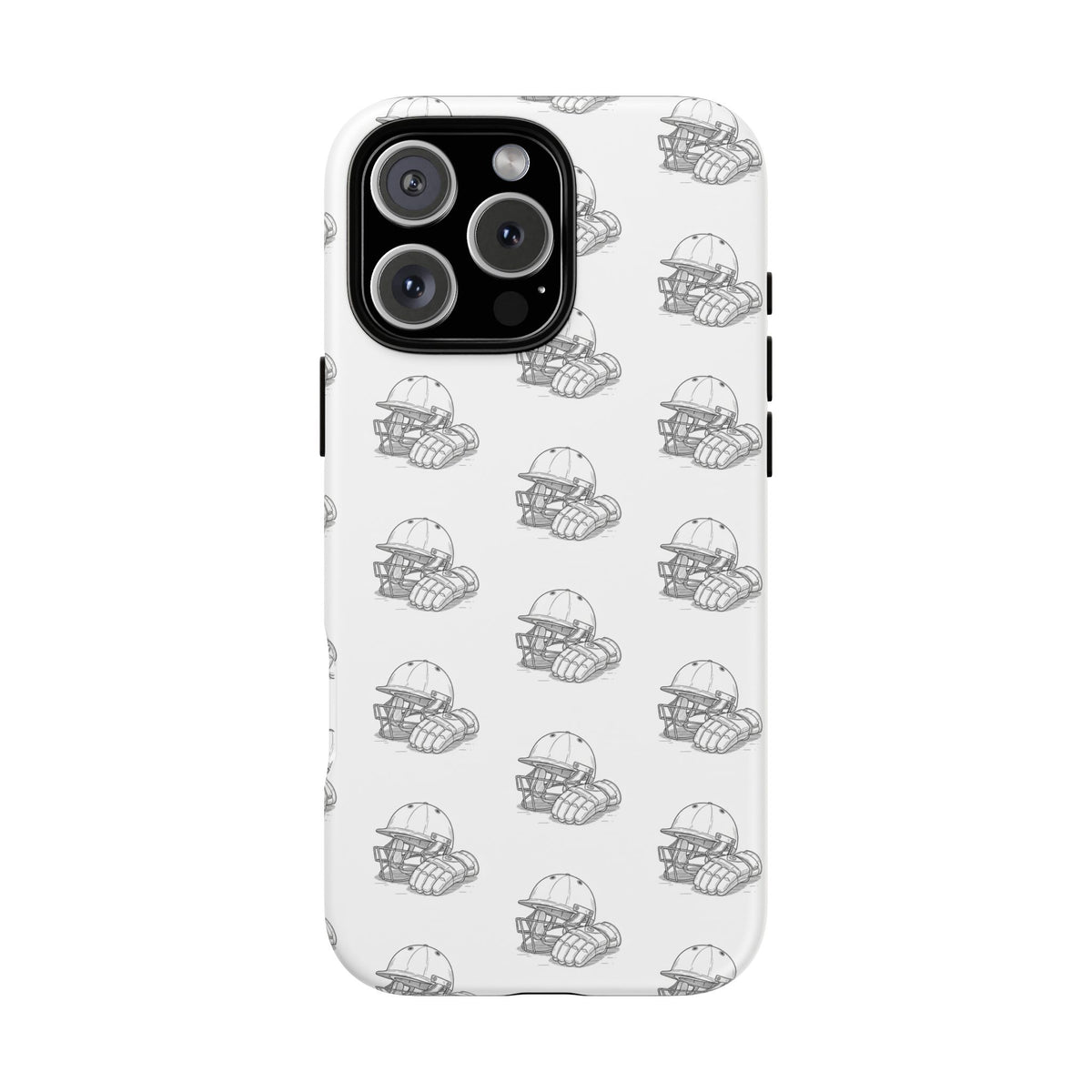 Phone Case Cricket Gear Repeat Pattern,Tough Case