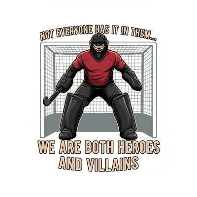 Mug, Hockey Goalie "Not Everyone Has It In Them" Heroes & Villains design, Ceramic, 325ml / 11oz or 440ml / 15oz