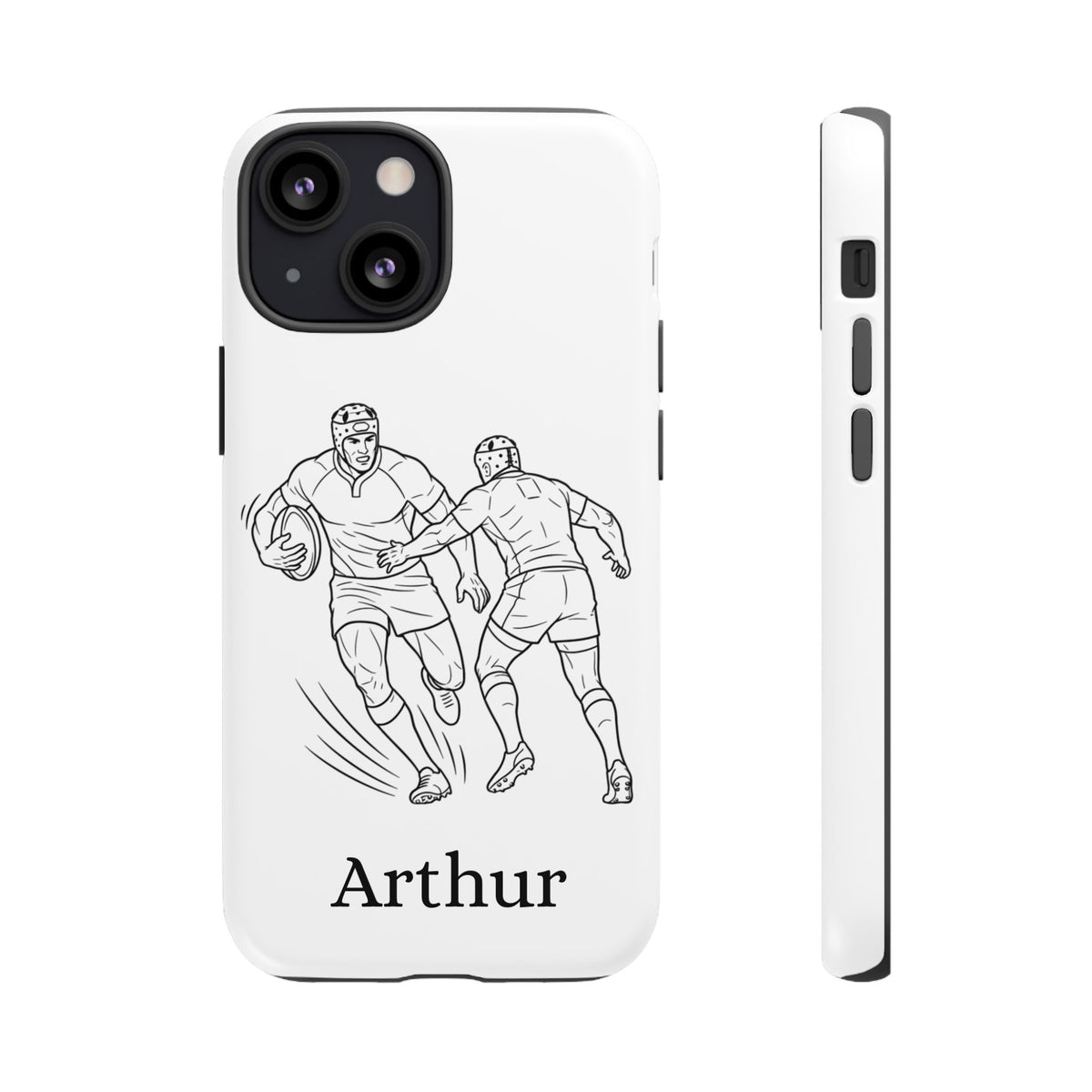 Personalised Phone Case, Rugby sidestep, Tough Case,  Custom Name