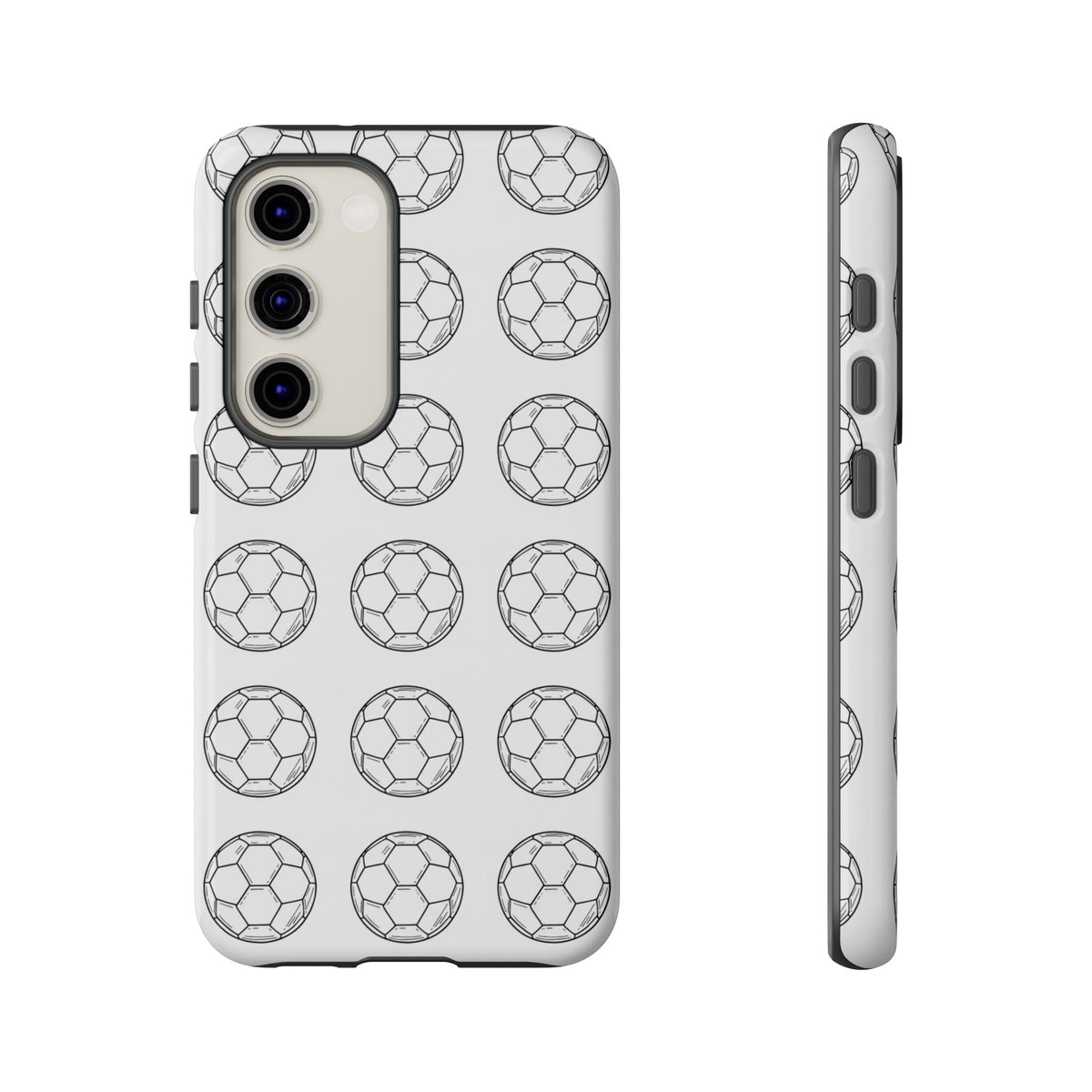 Phone Case, Football Minimalist Football Repeat Design, Tough Case