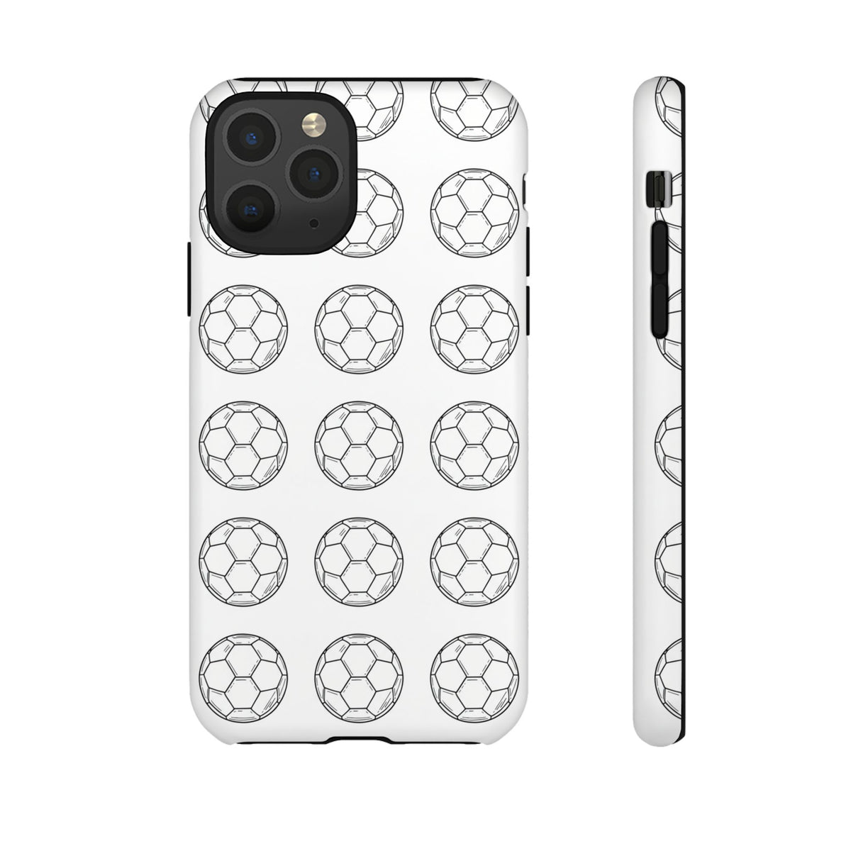 Phone Case, Football Minimalist Football Repeat Design, Tough Case