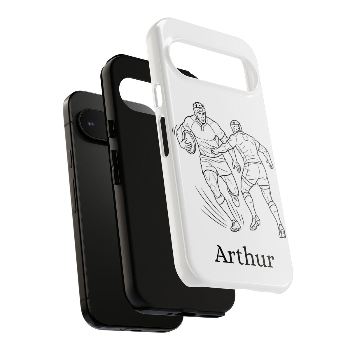 Personalised Phone Case, Rugby sidestep, Tough Case,  Custom Name