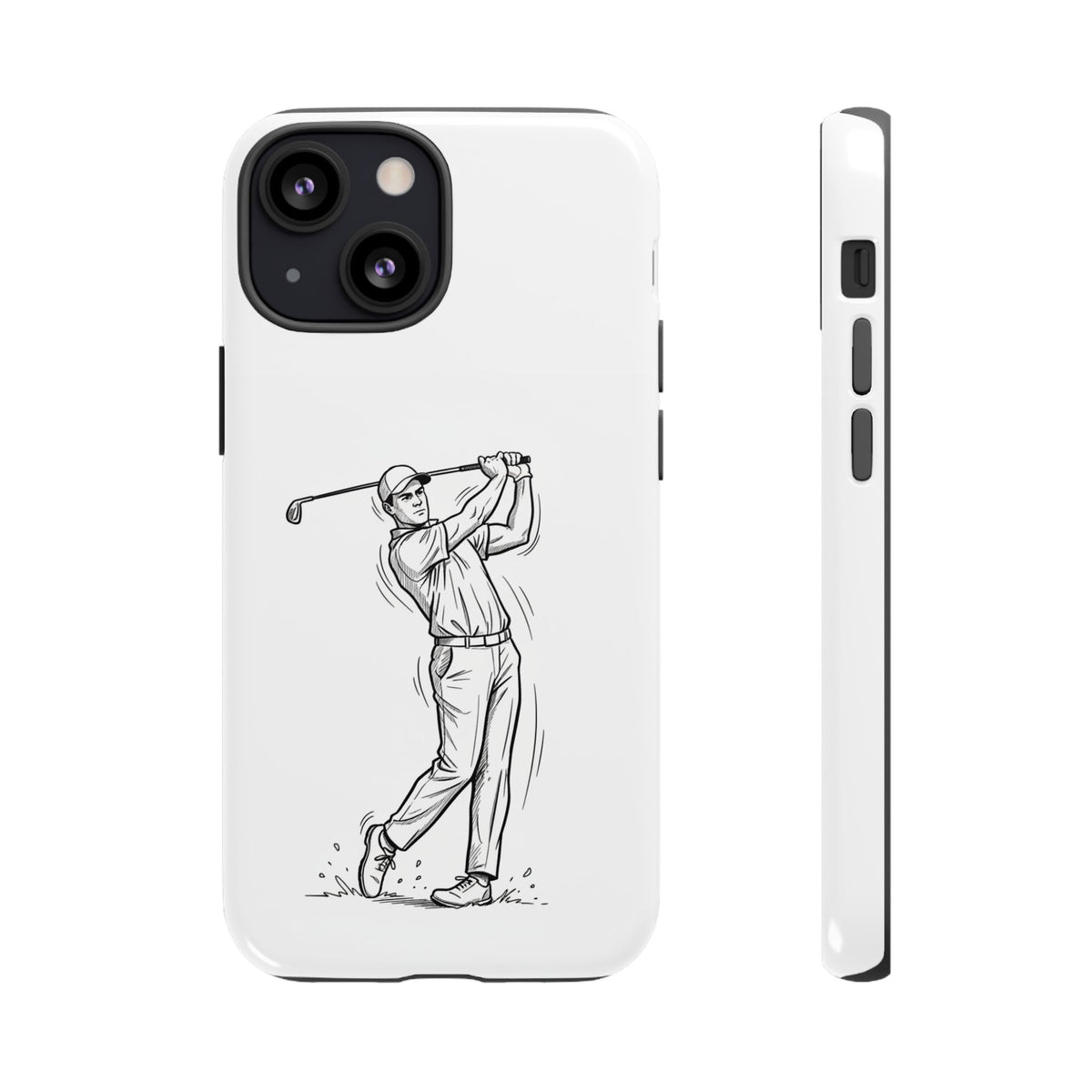Phone Case, Golf Long Drive Design, Tough Case