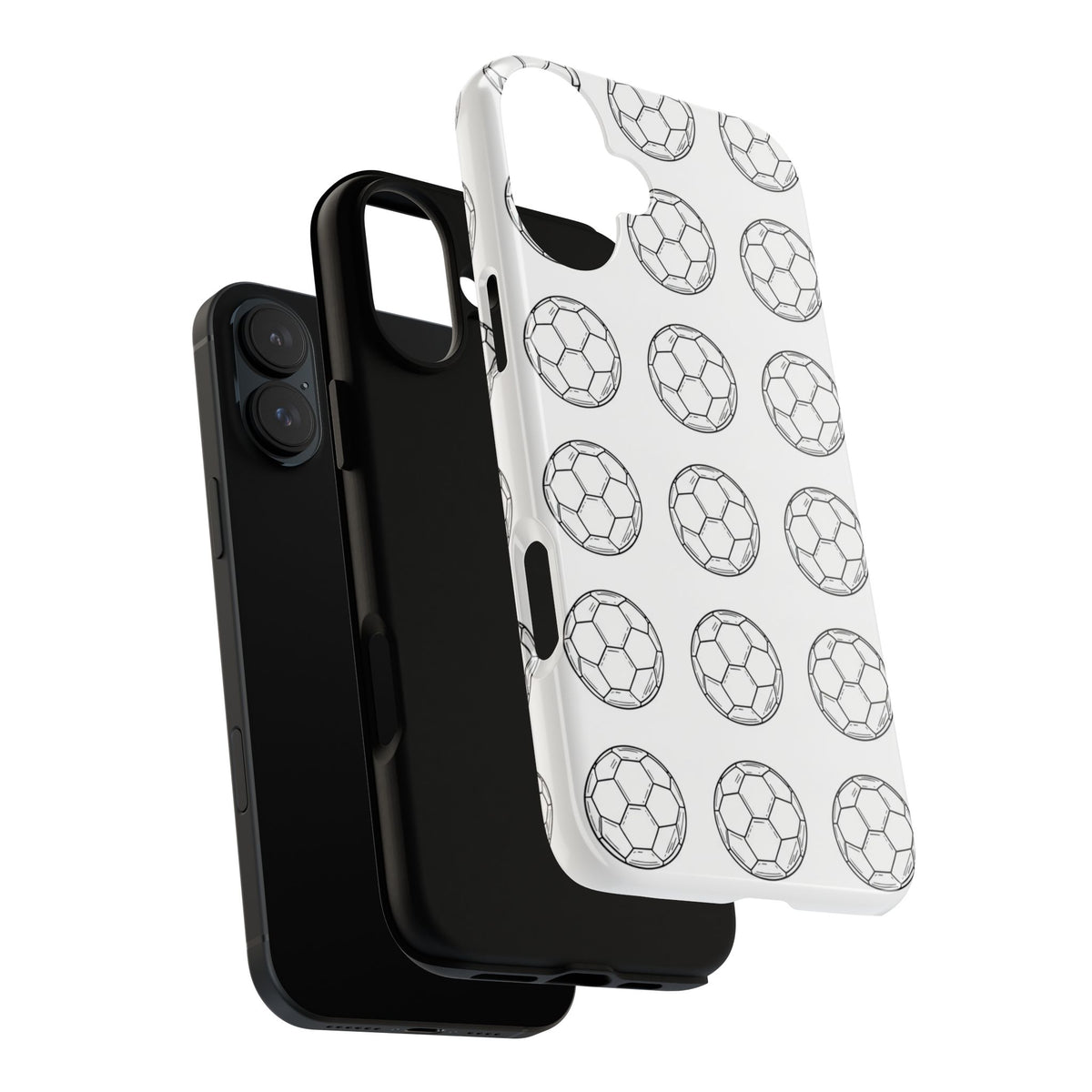 Phone Case, Football Minimalist Football Repeat Design, Tough Case