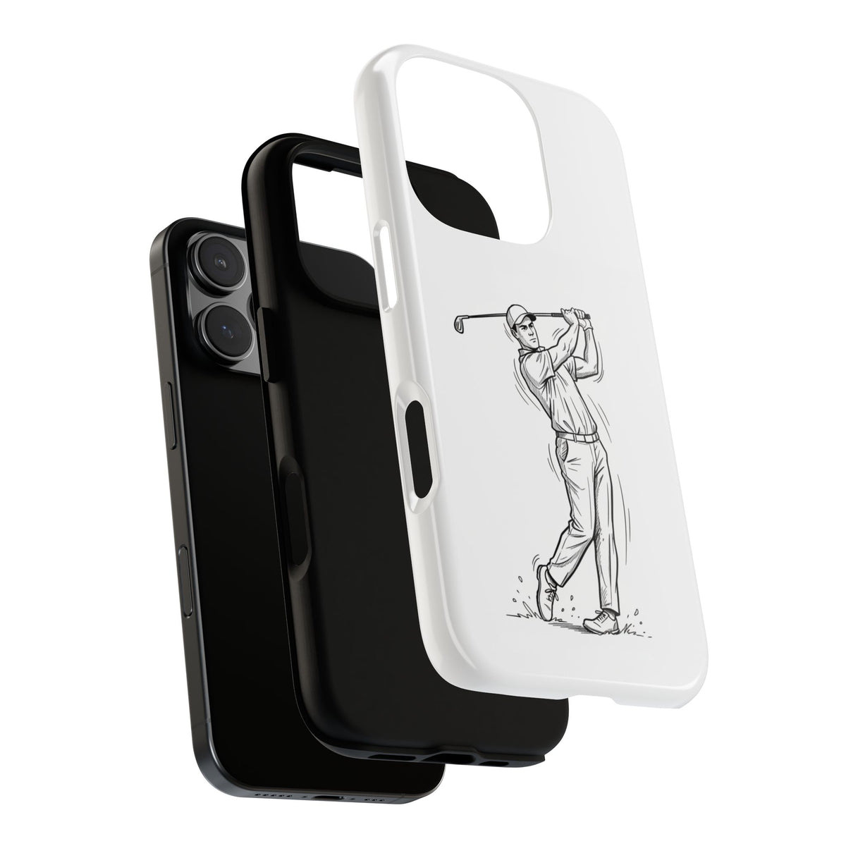 Phone Case, Golf Long Drive Design, Tough Case