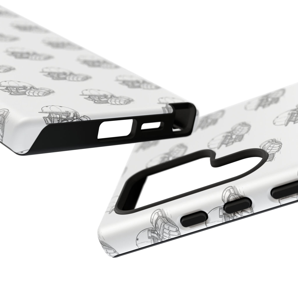 Phone Case Cricket Gear Repeat Pattern,Tough Case